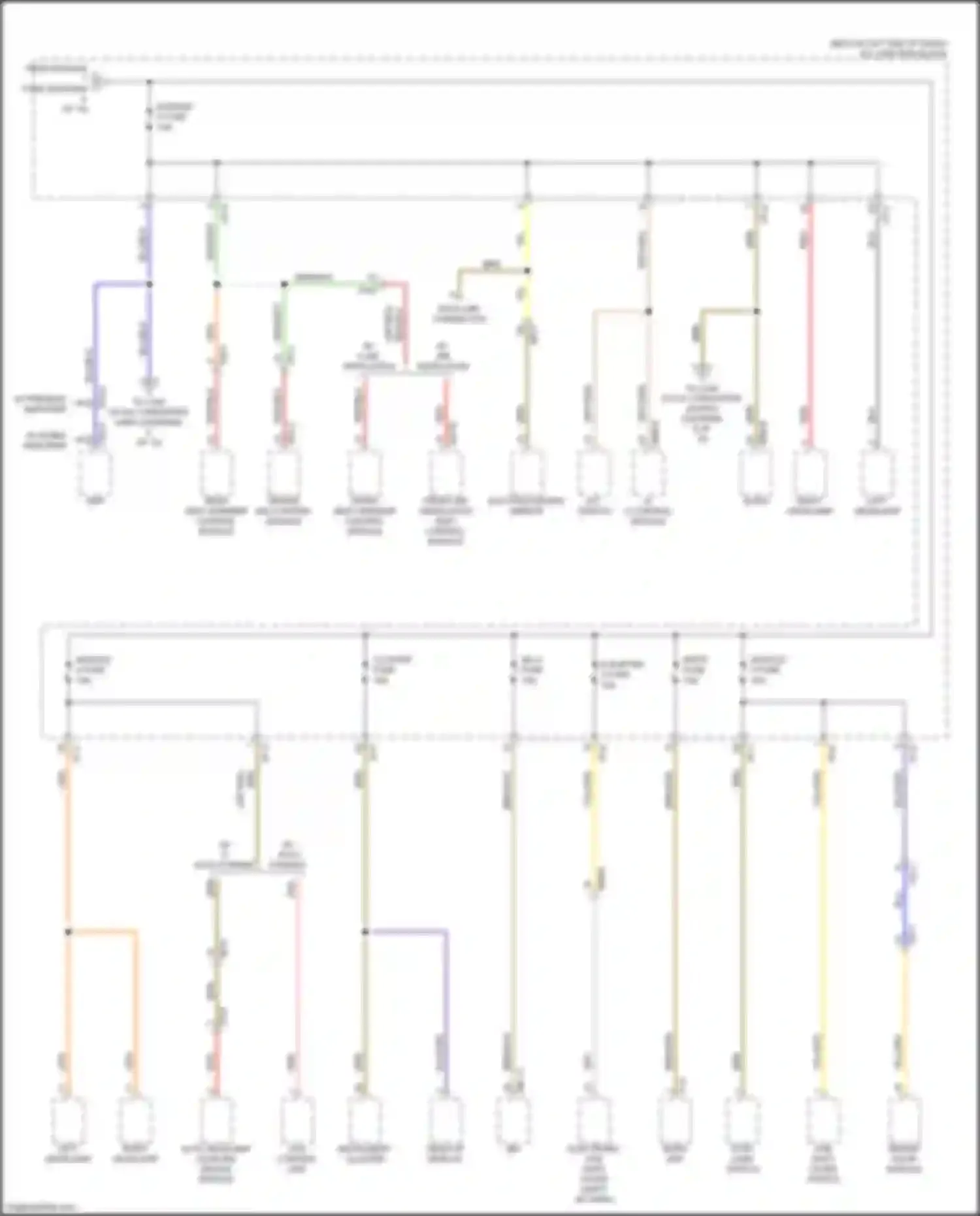 Wiring diagram i/p-f for Kia Stinger I (2017-2021) (45 of 57)