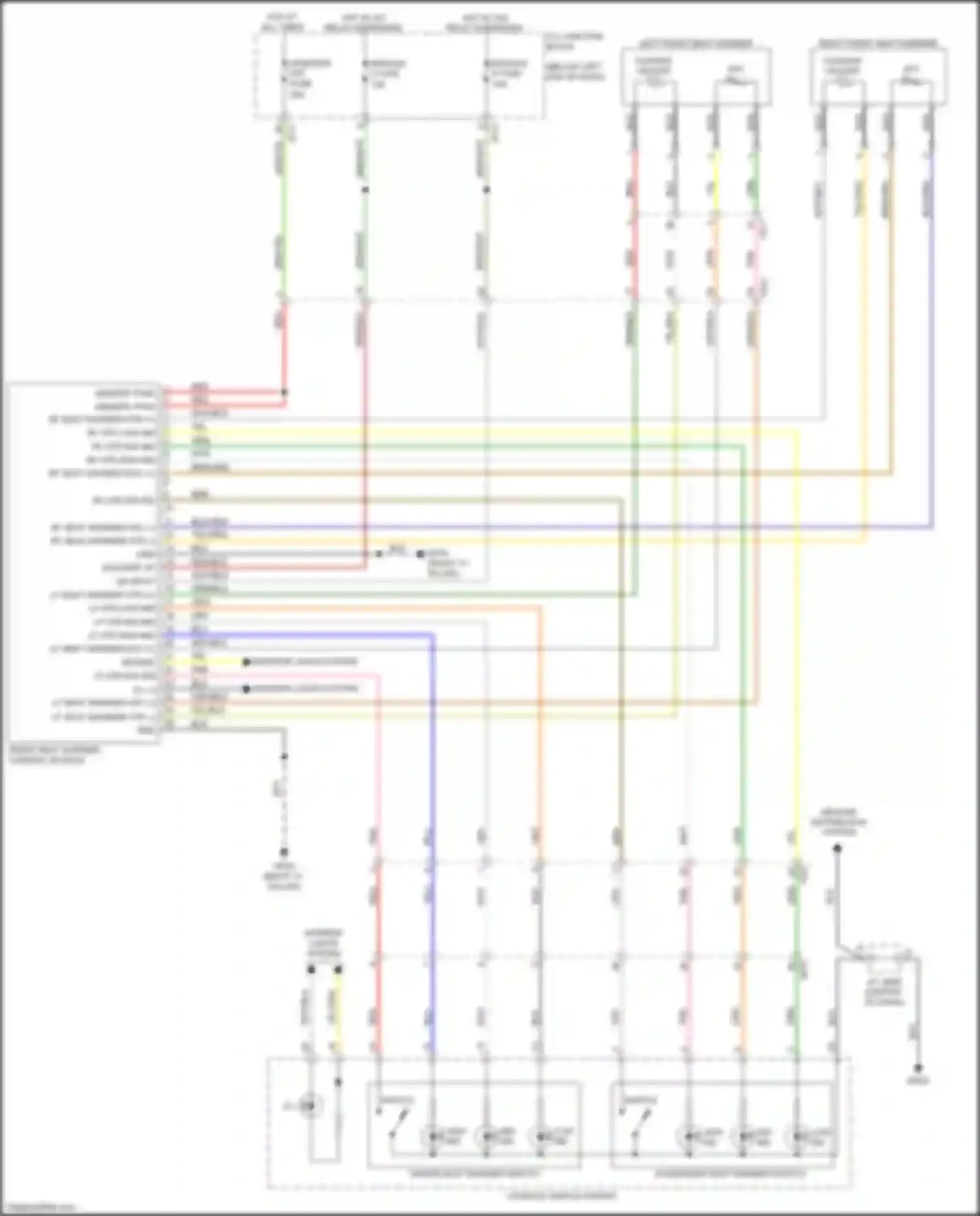 Wiring diagram memory pwr for Kia Stinger I (2017-2021) (14 of 36)