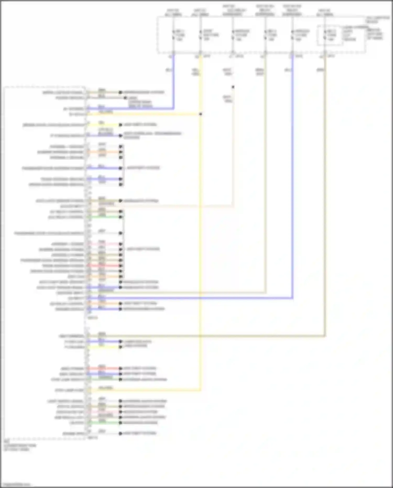 Wiring diagram module 2 fuse for Kia Stinger I (2017-2021) (2 of 3)