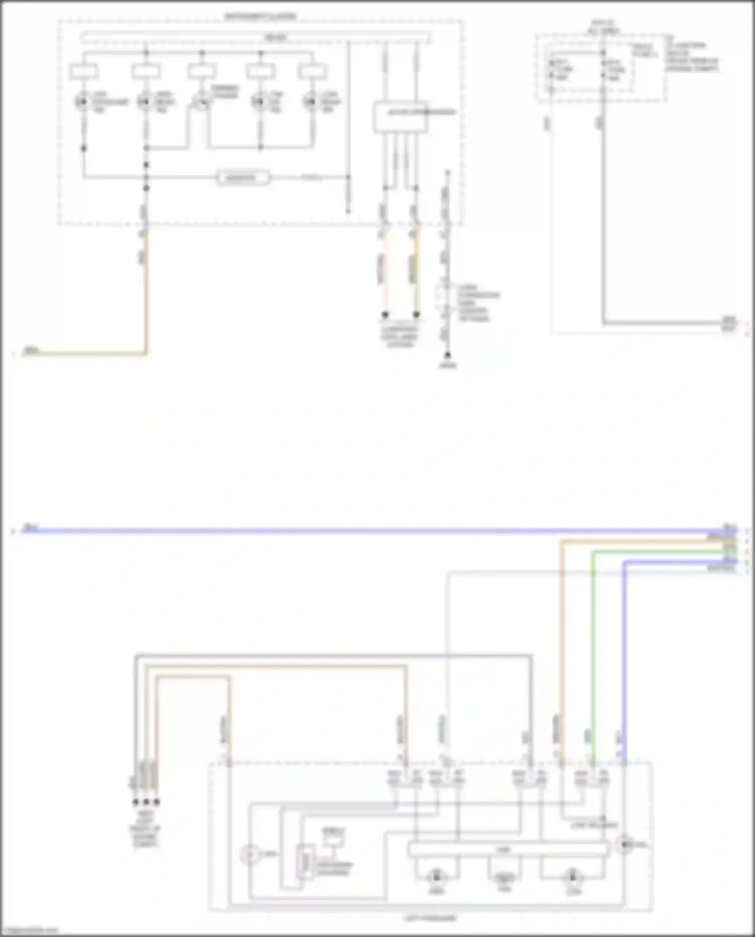 Wiring diagram multi fuse 2 for Kia Stinger I (2017-2021) (6 of 18)