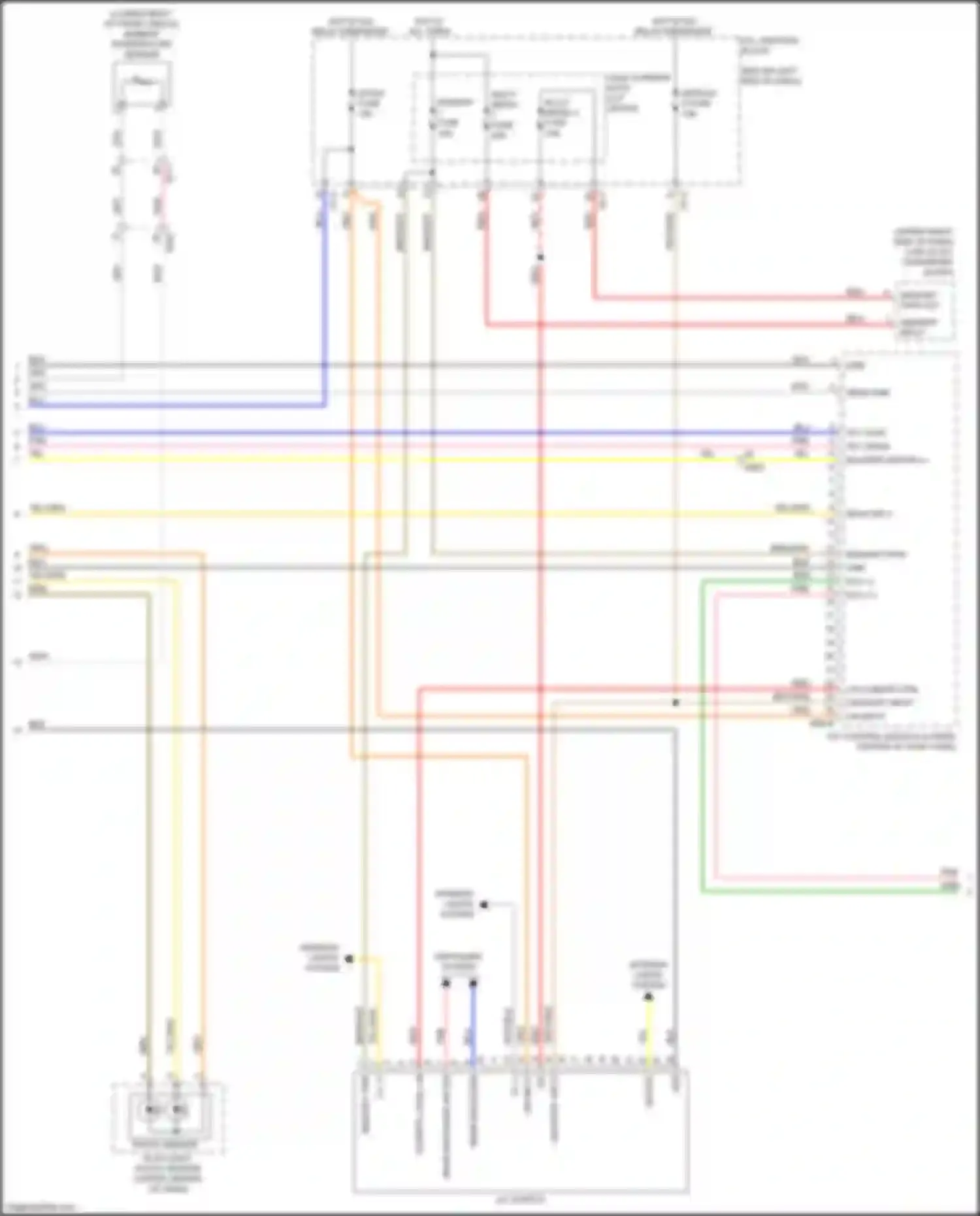 Wiring diagram photo sensor for Kia Stinger I (2017-2021) (1 of 1)