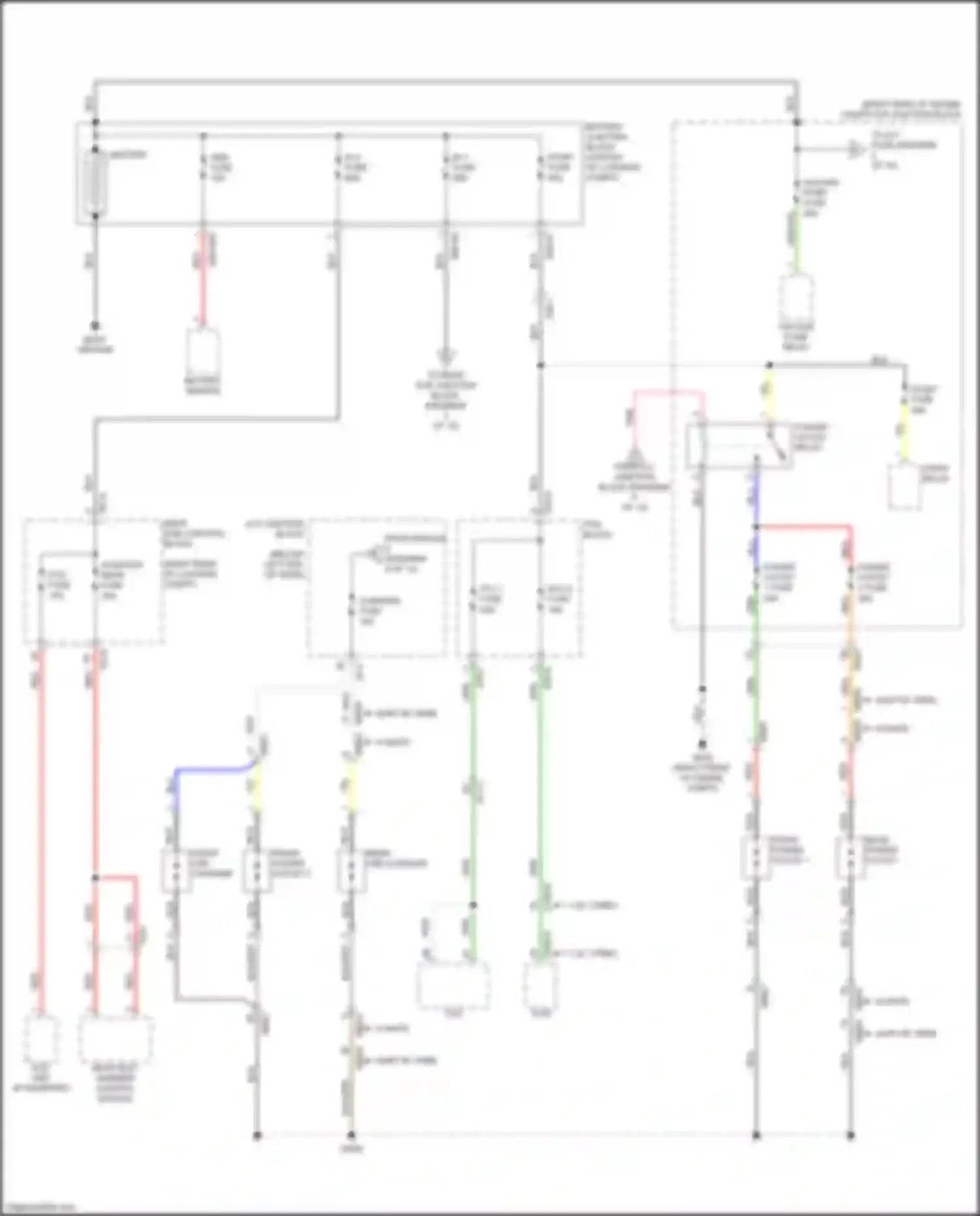 Wiring diagram pnk for Kia Stinger I (2017-2021) (64 of 99)