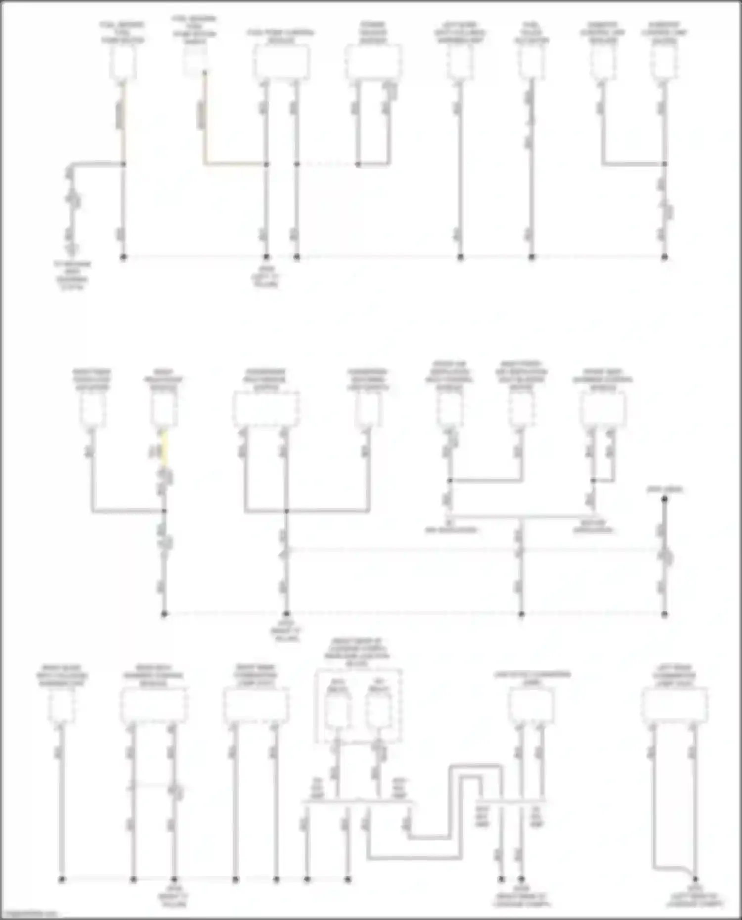 Wiring diagram rear seat warmer control module for Kia Stinger I (2017-2021) (1 of 6)