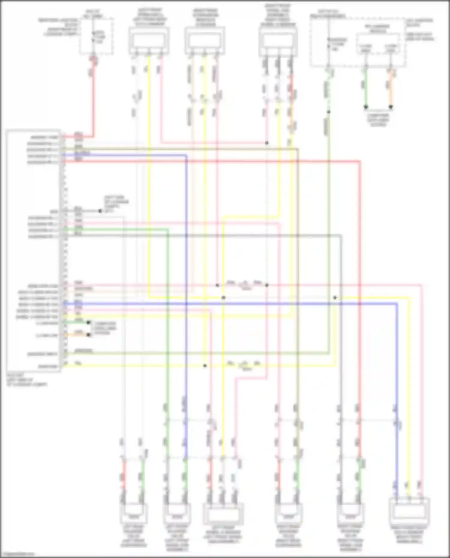 Wiring diagram red for Kia Stinger I (2017-2021) (15 of 122)