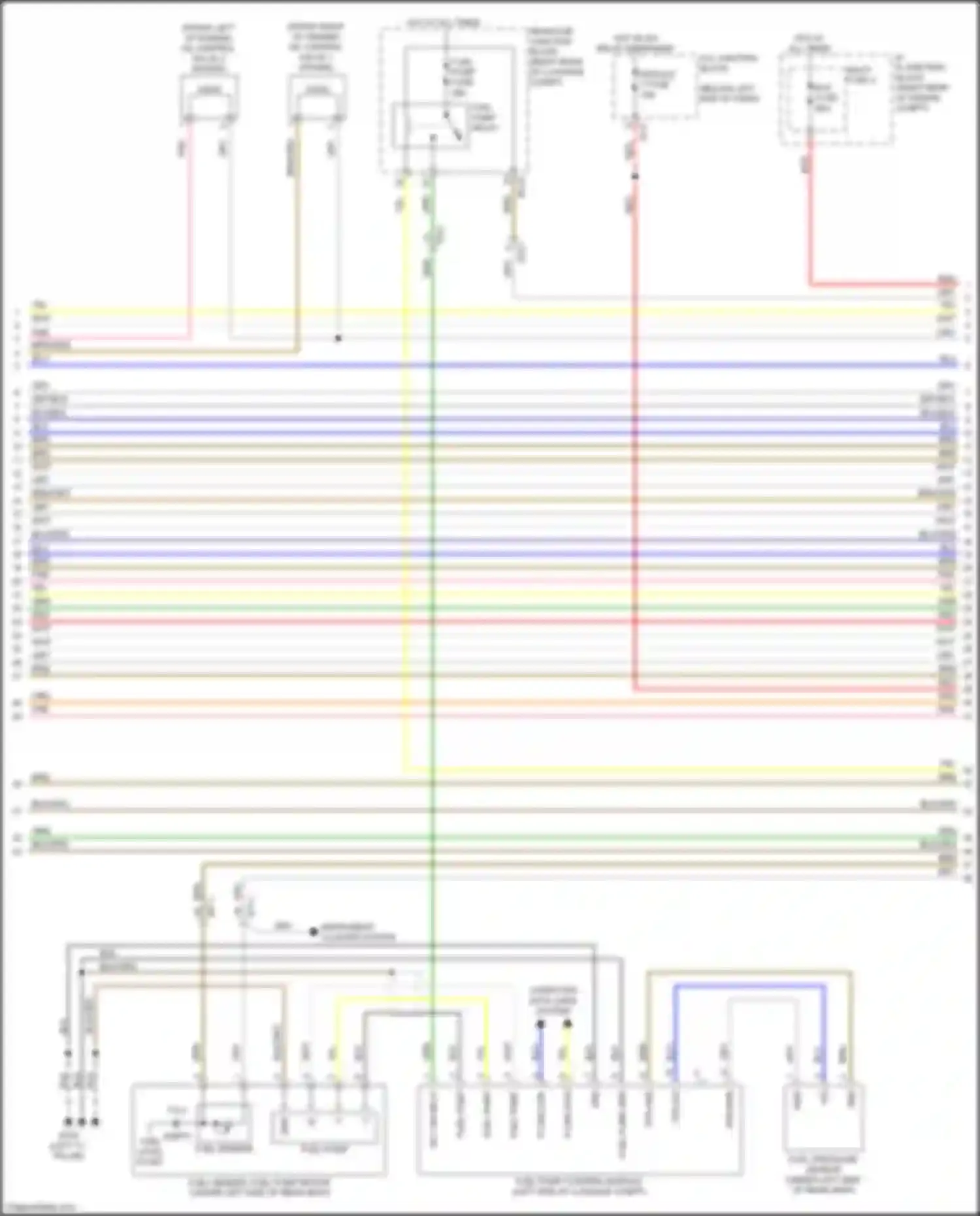 Wiring diagram rly on input for Kia Stinger I (2017-2021) (2 of 2)