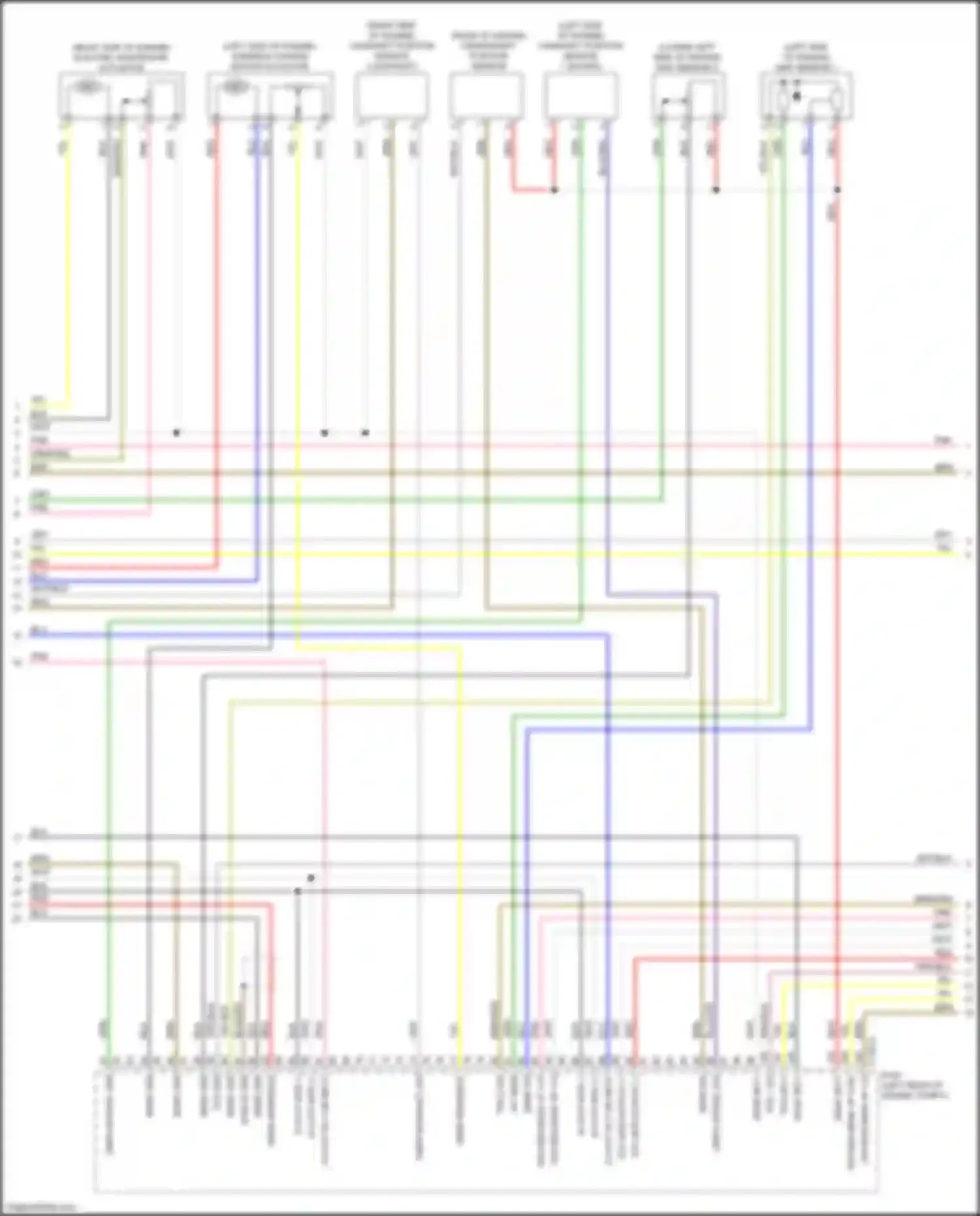 Wiring diagram sens interface for Kia Stinger I (2017-2021) (1 of 1)