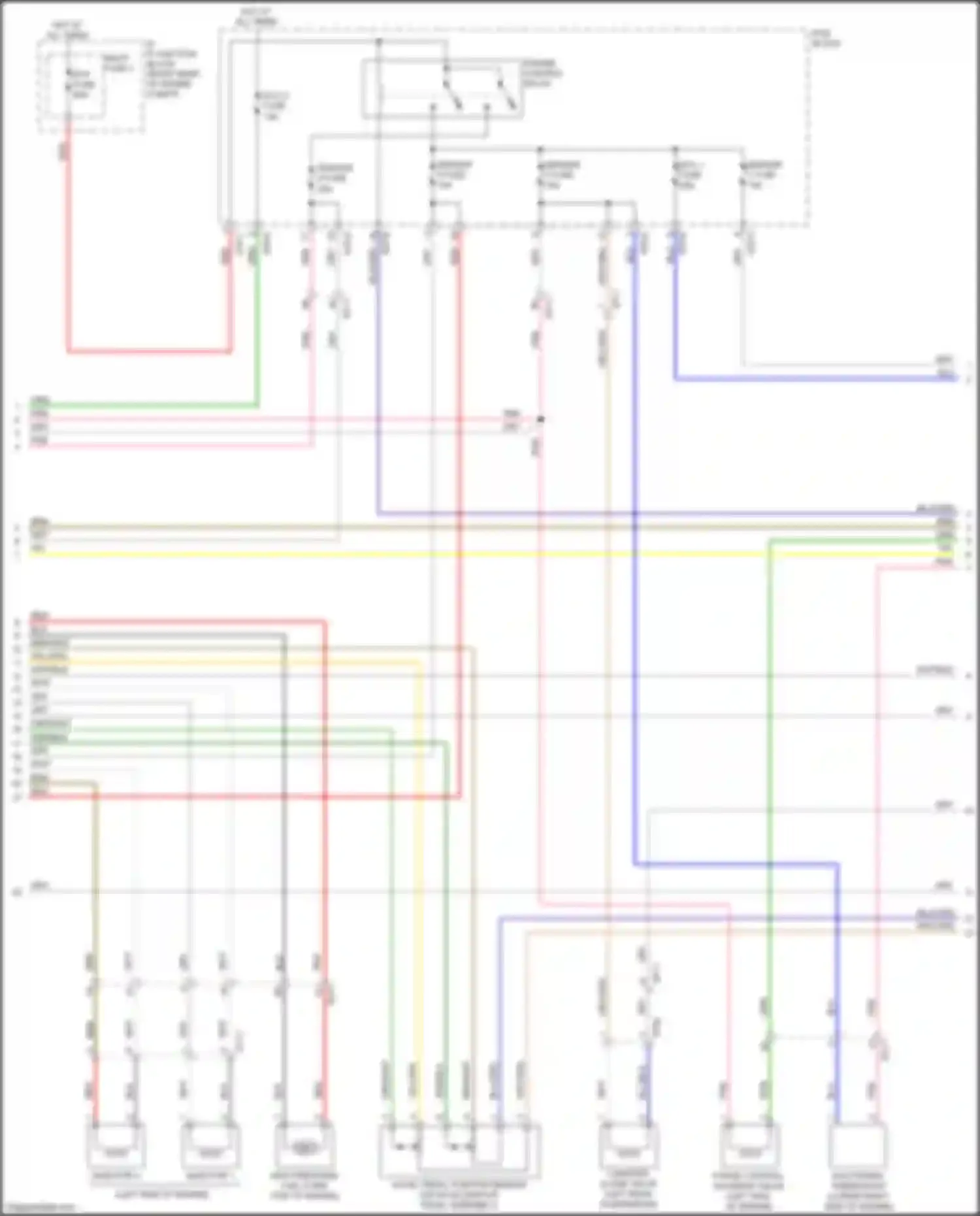 Wiring diagram sensor 3 fuse for Kia Stinger I (2017-2021) (1 of 2)