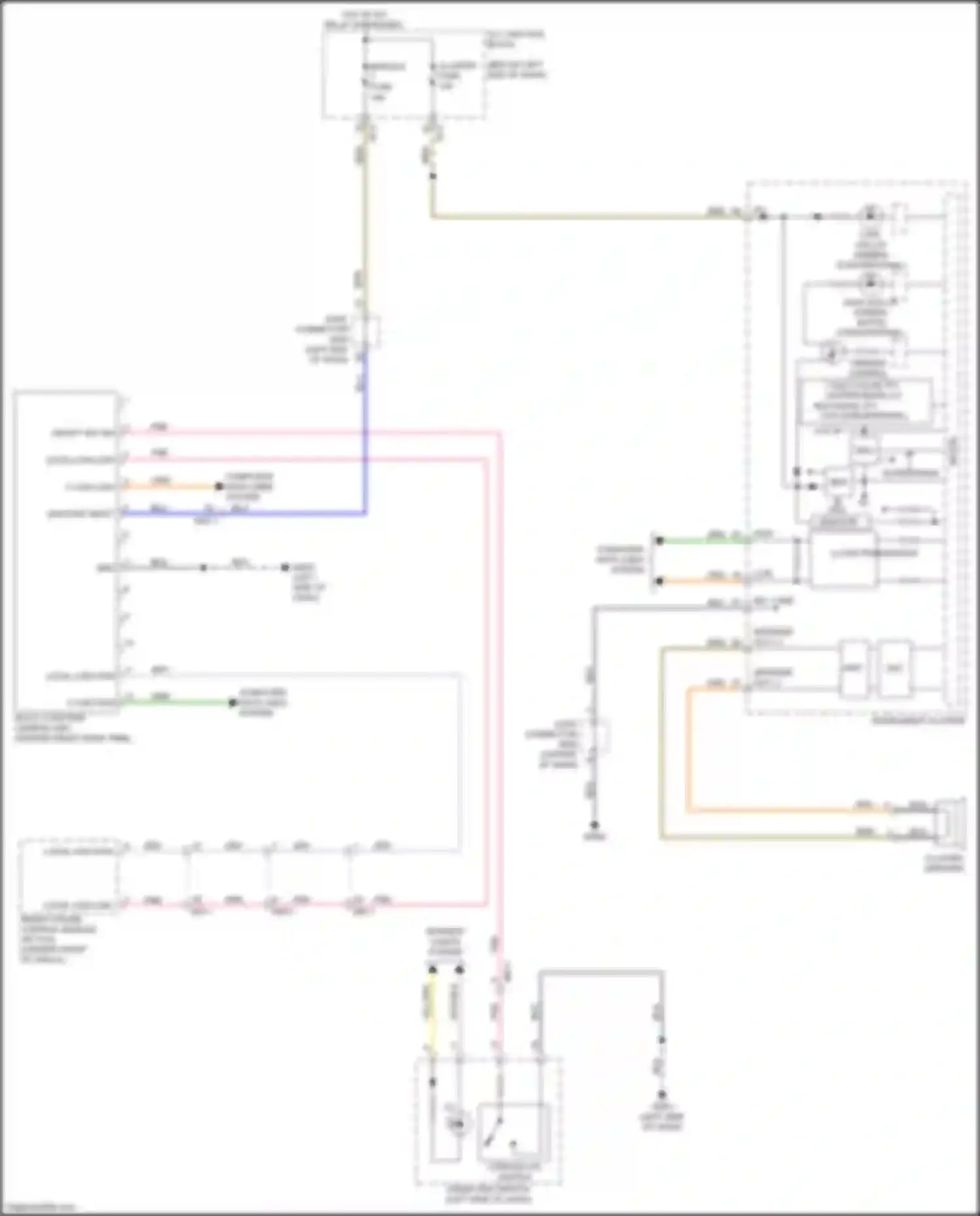 Wiring diagram sig 1 gnd for Kia Stinger I (2017-2021) (12 of 15)