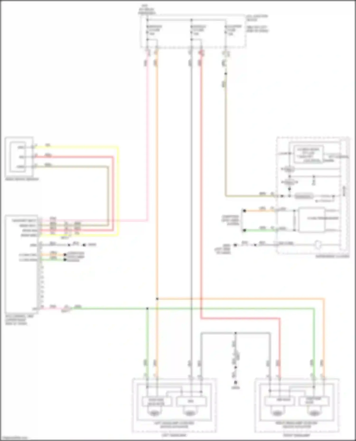 Wiring diagram step mtr hlld actr for Kia Stinger I (2017-2021) (1 of 1)