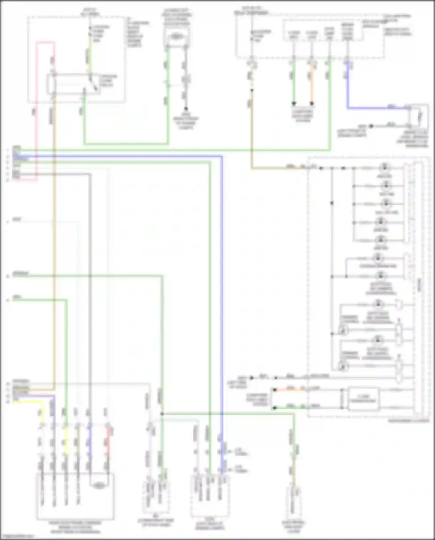 Wiring diagram stop lamp for Kia Stinger I (2017-2021) (1 of 4)