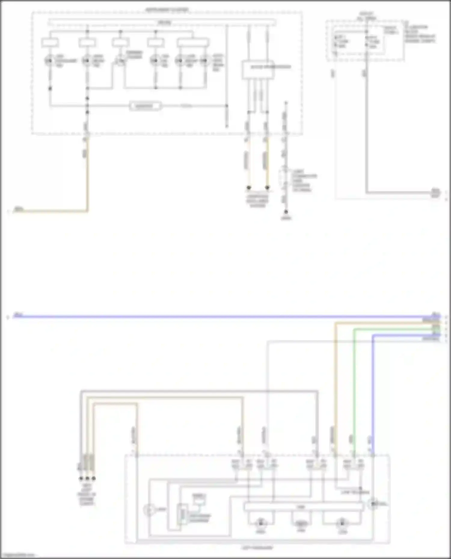 Wiring diagram tail on ind for Kia Stinger I (2017-2021) (1 of 4)