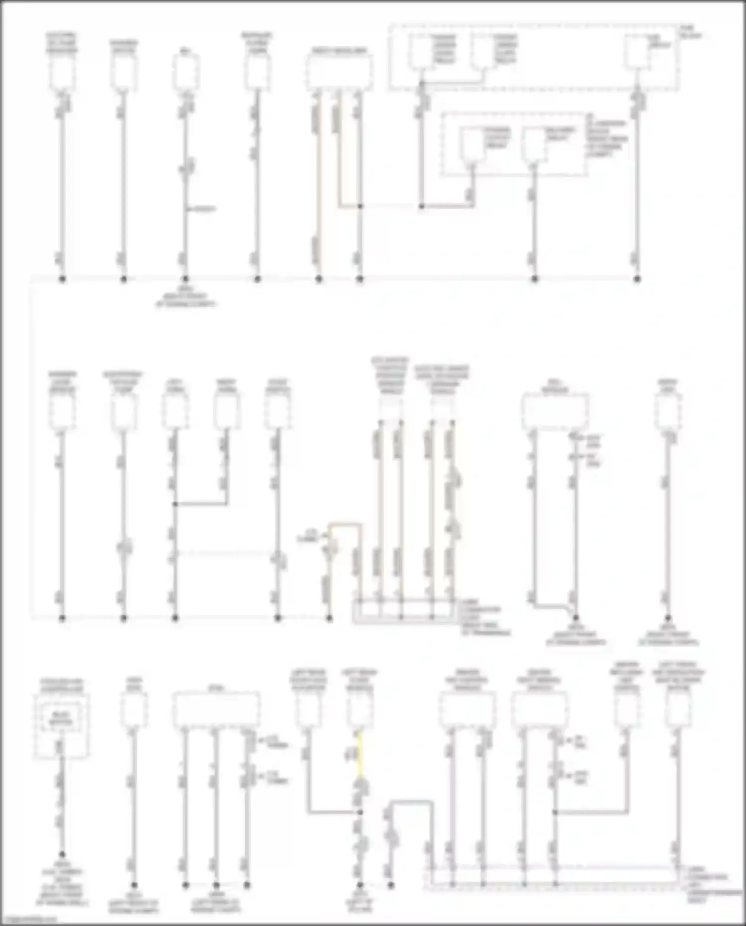 Wiring diagram washer level sensor for Kia Stinger I (2017-2021) (1 of 2)