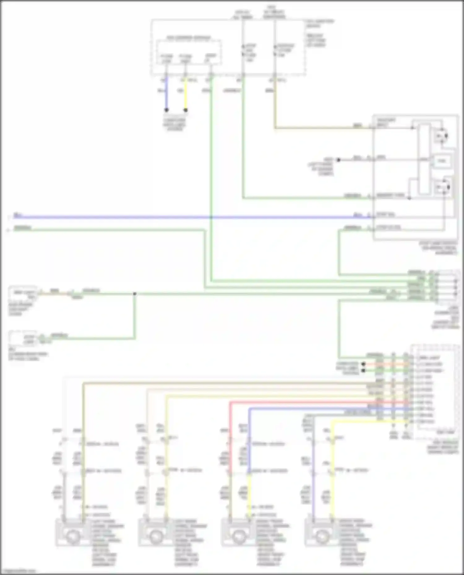 Wiring diagram wht for Kia Stinger I (2017-2021) (74 of 126)