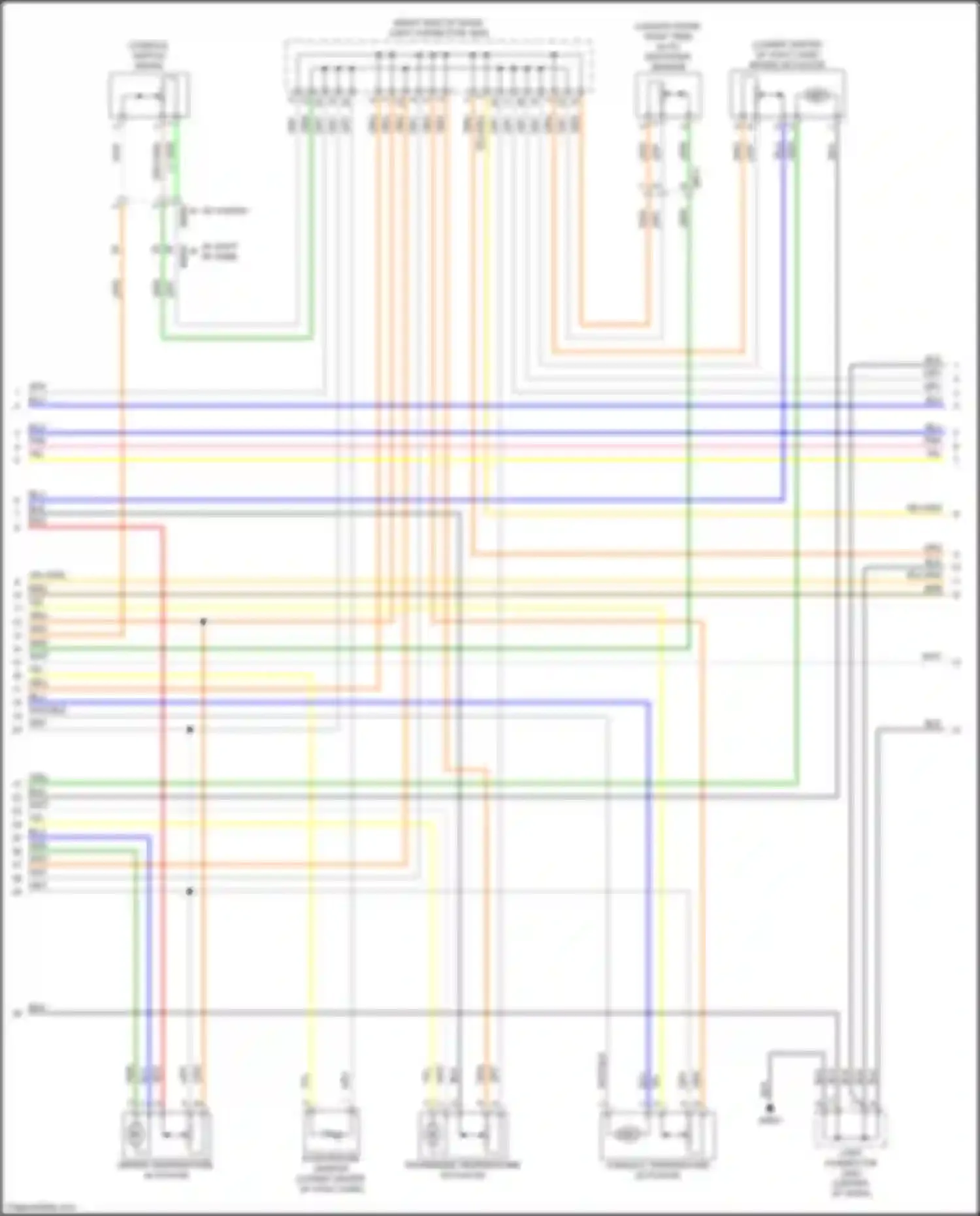 Wiring diagram wht for Kia Stinger I (2017-2021) (71 of 126)