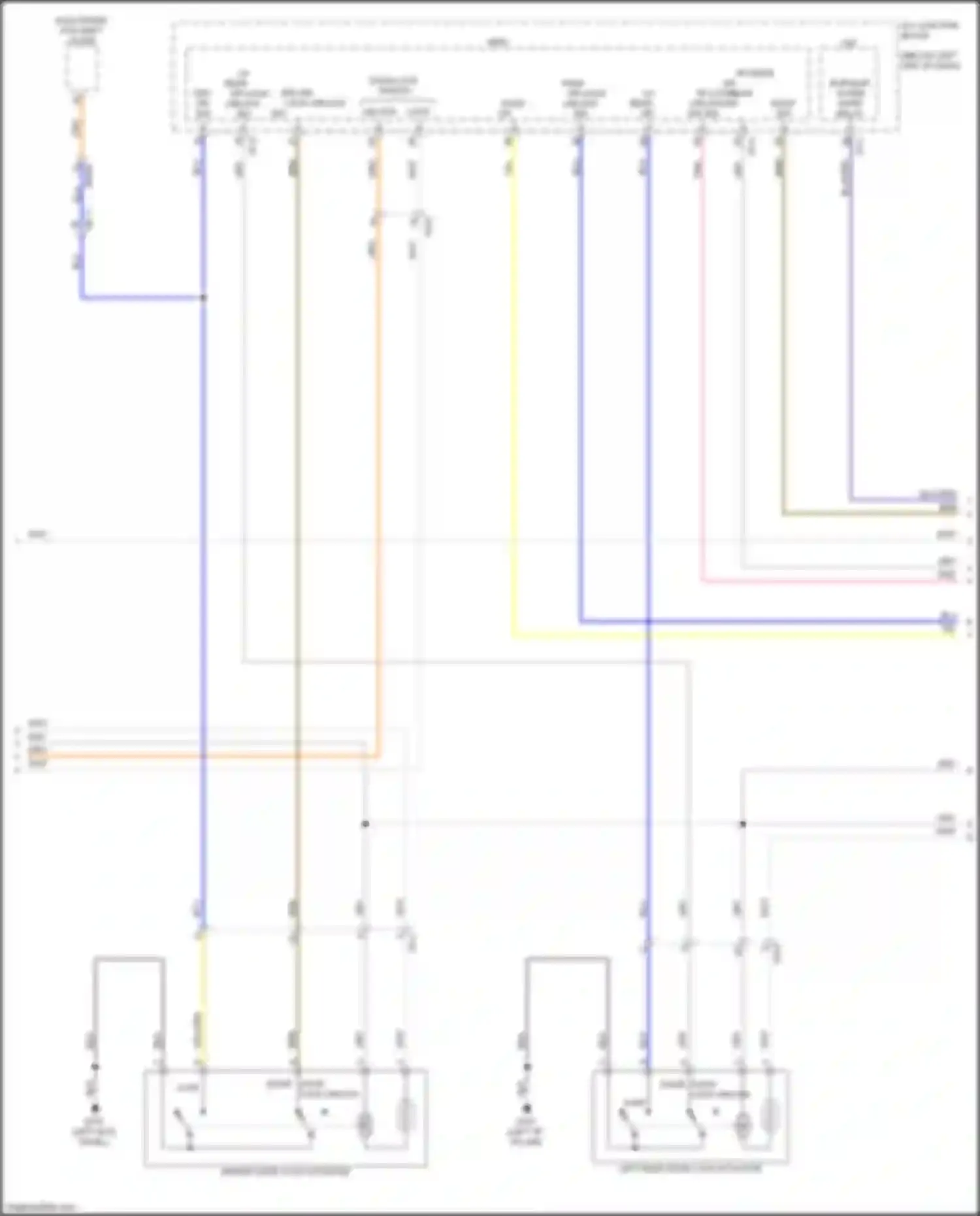 Wiring diagram yel/org for Kia Stinger I (2017-2021) (7 of 70)