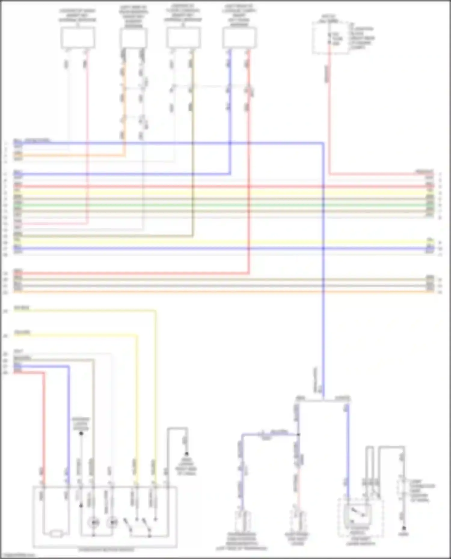 Wiring diagram yel/org for Kia Stinger I (2017-2021) (9 of 70)
