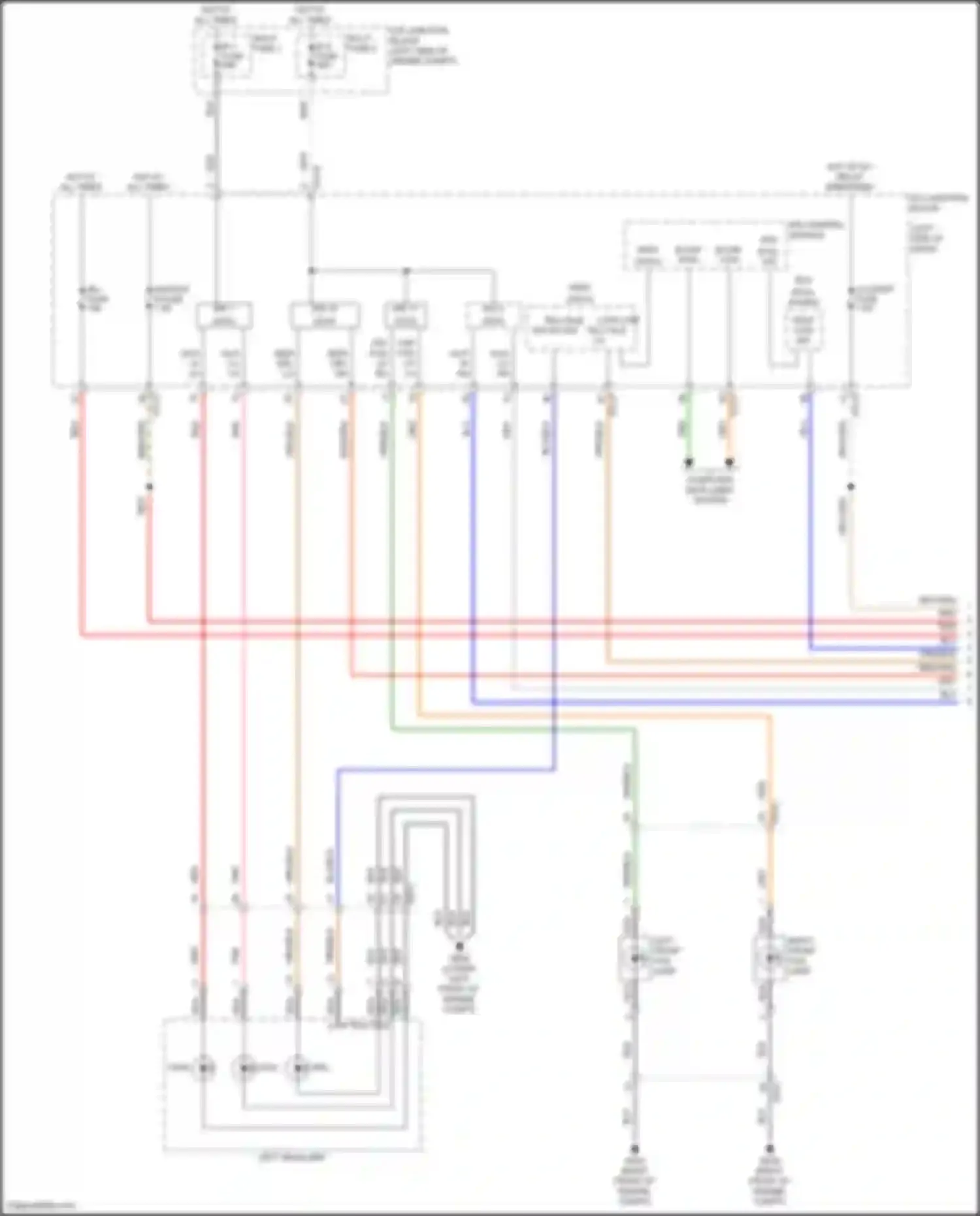 Telluride Kia I facelift (2022-2024): Autolamps circuit (1 of 3)