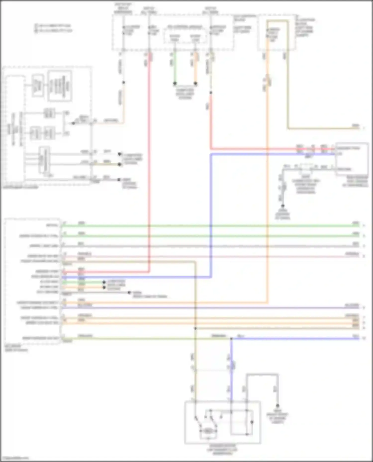 Wiring diagram blk for Kia Telluride I facelift (2022-2024) (103 of 159)