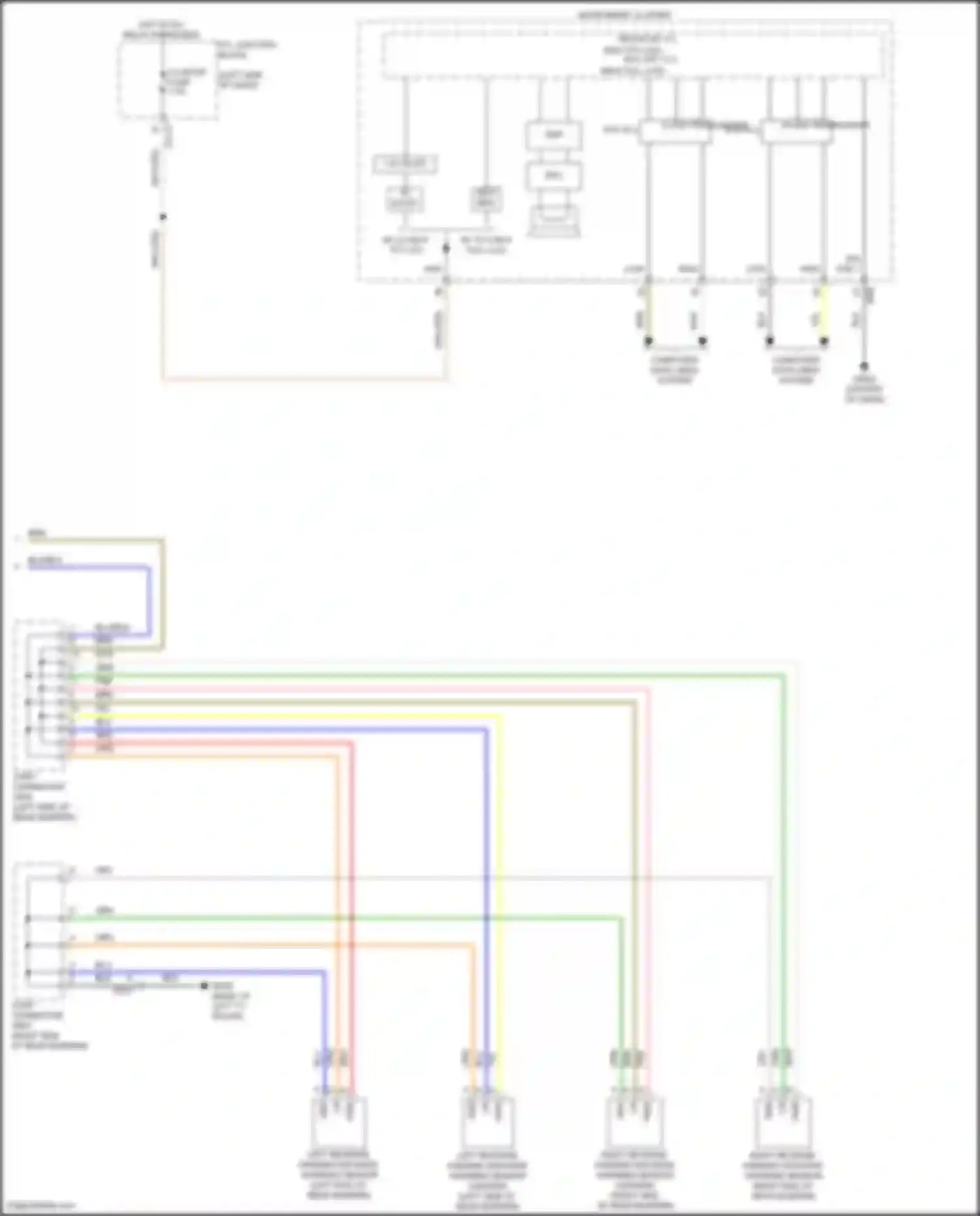 Wiring diagram blu/blk for Kia Telluride I facelift (2022-2024) (48 of 60)