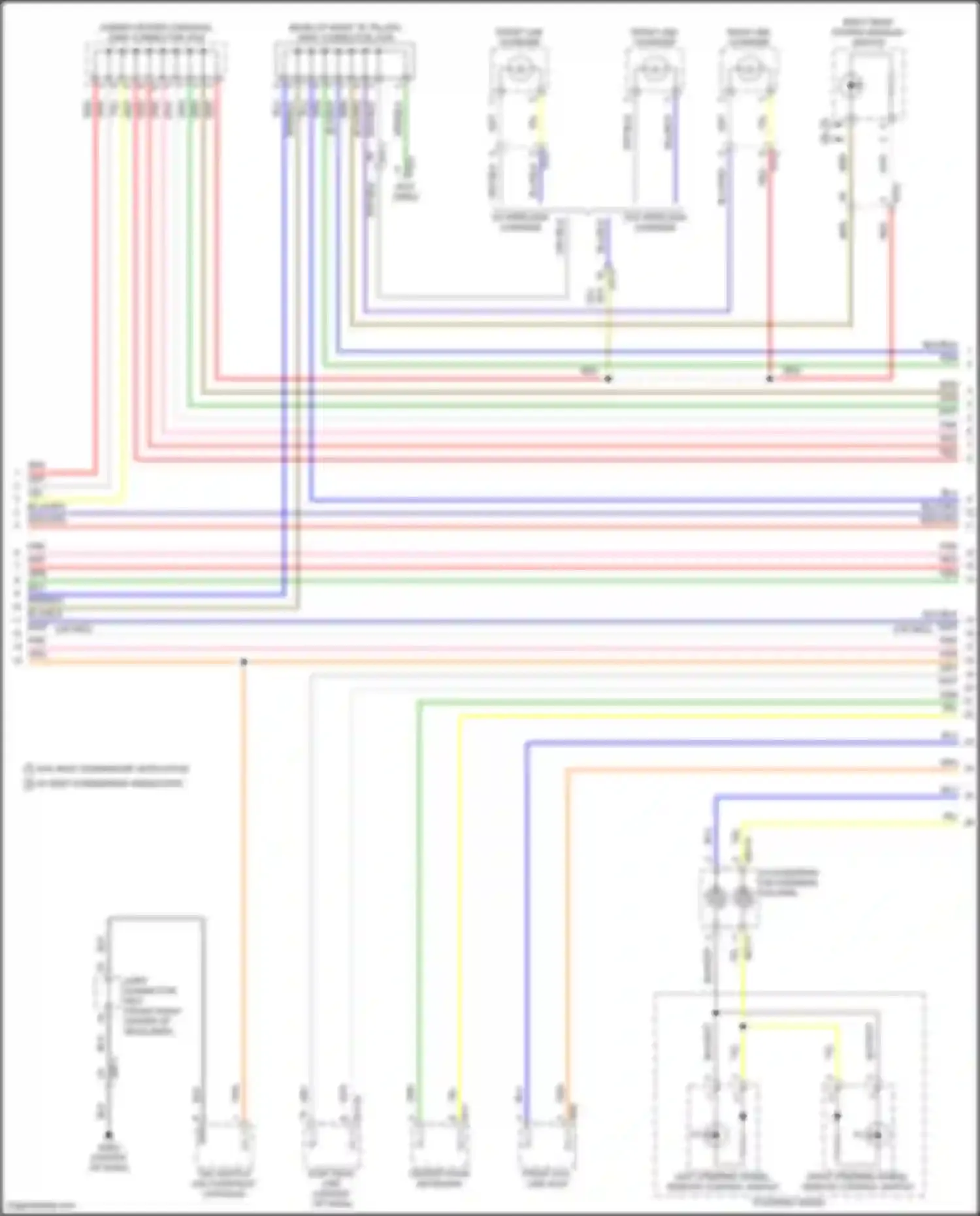 Wiring diagram blu/blk for Kia Telluride I facelift (2022-2024) (37 of 60)