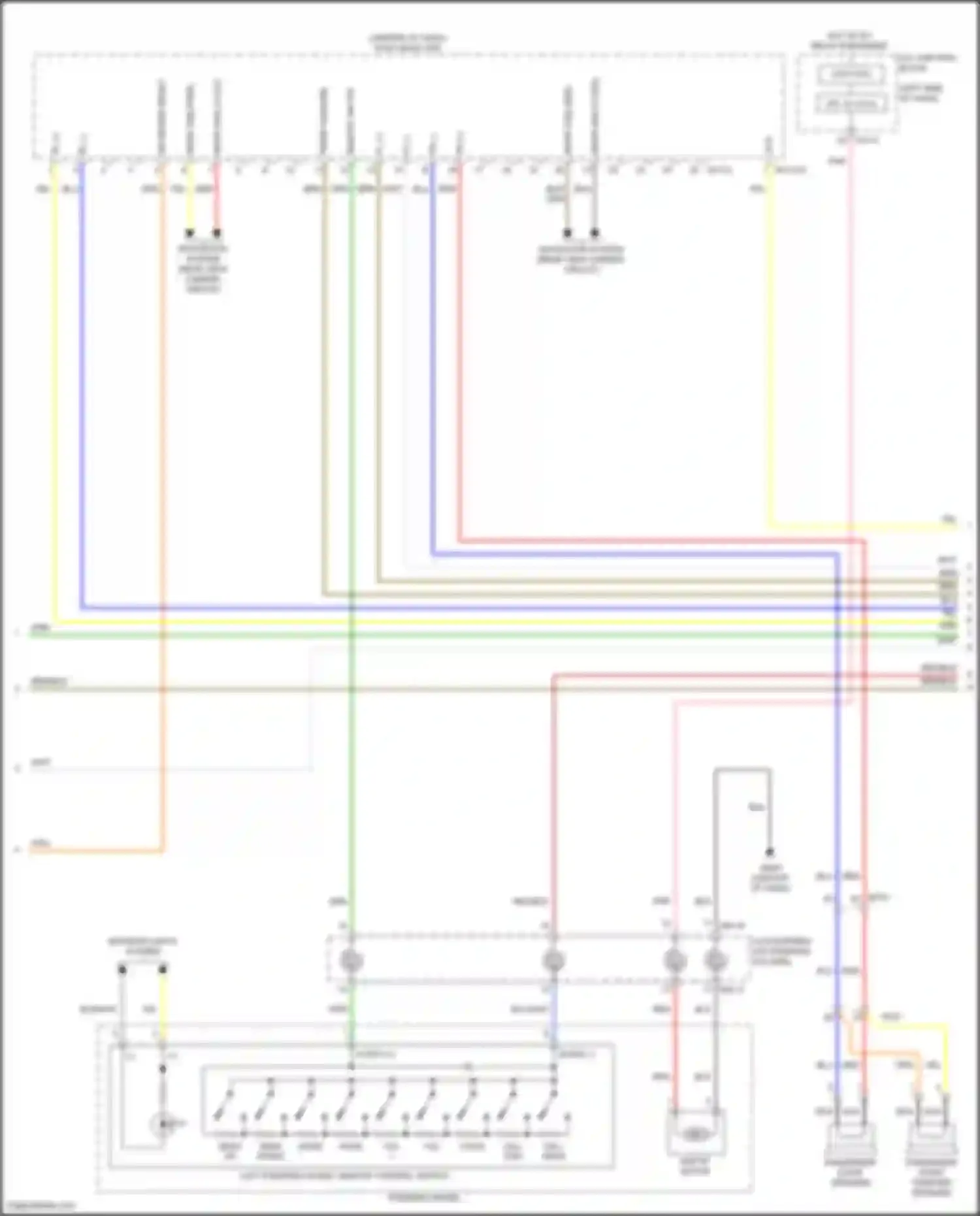 Wiring diagram blu/wht for Kia Telluride I facelift (2022-2024) (5 of 9)