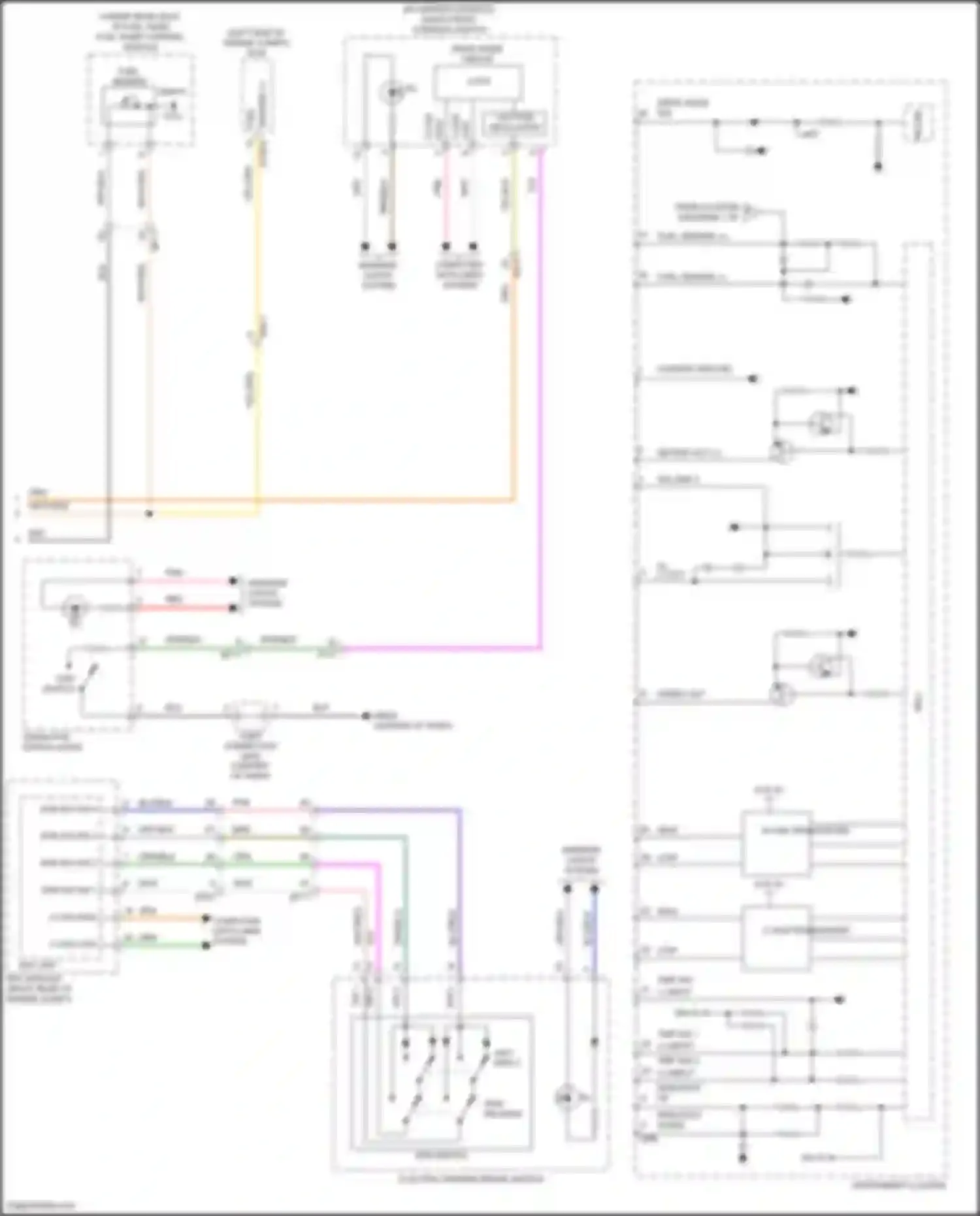Wiring diagram brn/blk for Kia Telluride I facelift (2022-2024) (34 of 55)