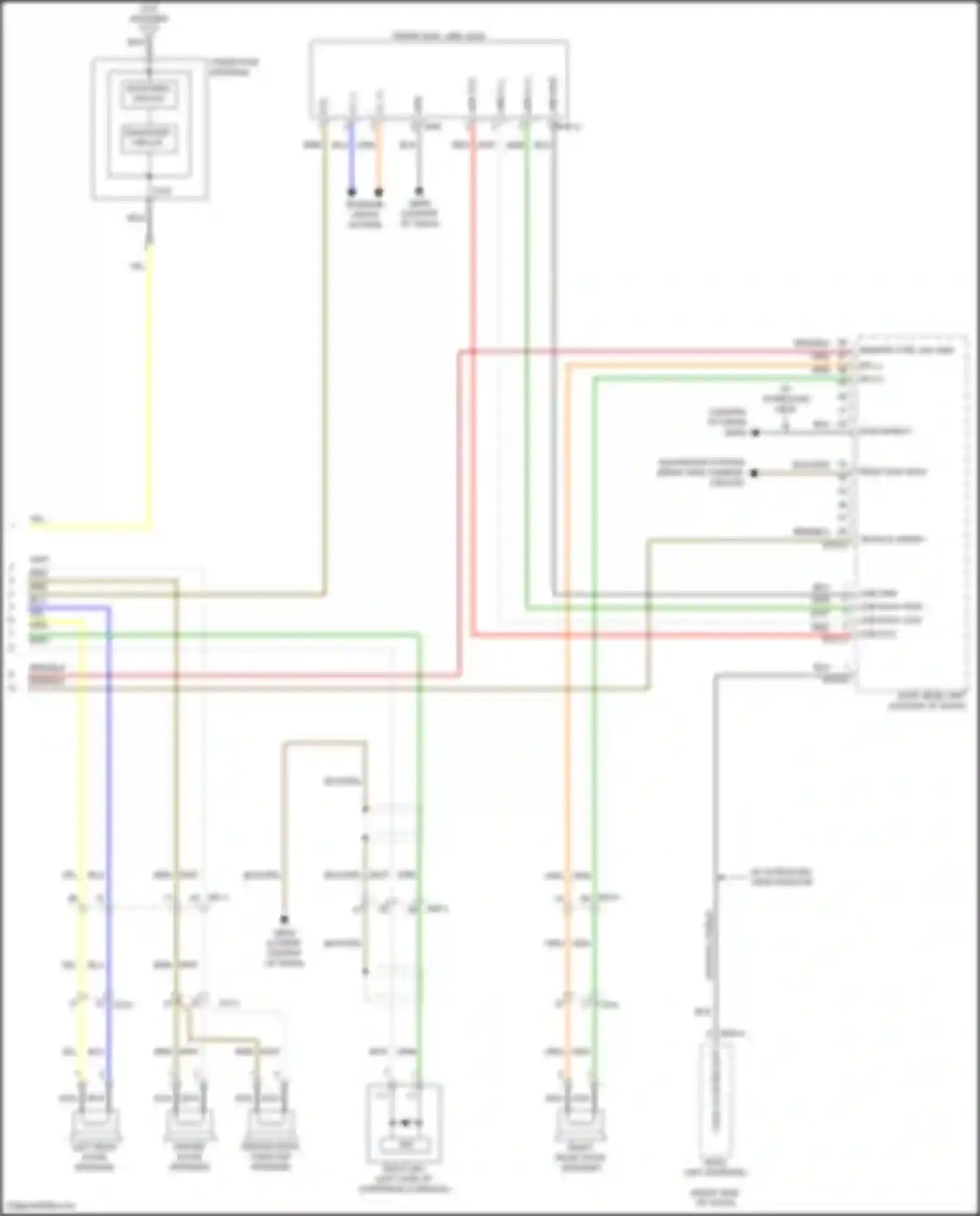 Wiring diagram brn/blk for Kia Telluride I facelift (2022-2024) (20 of 55)