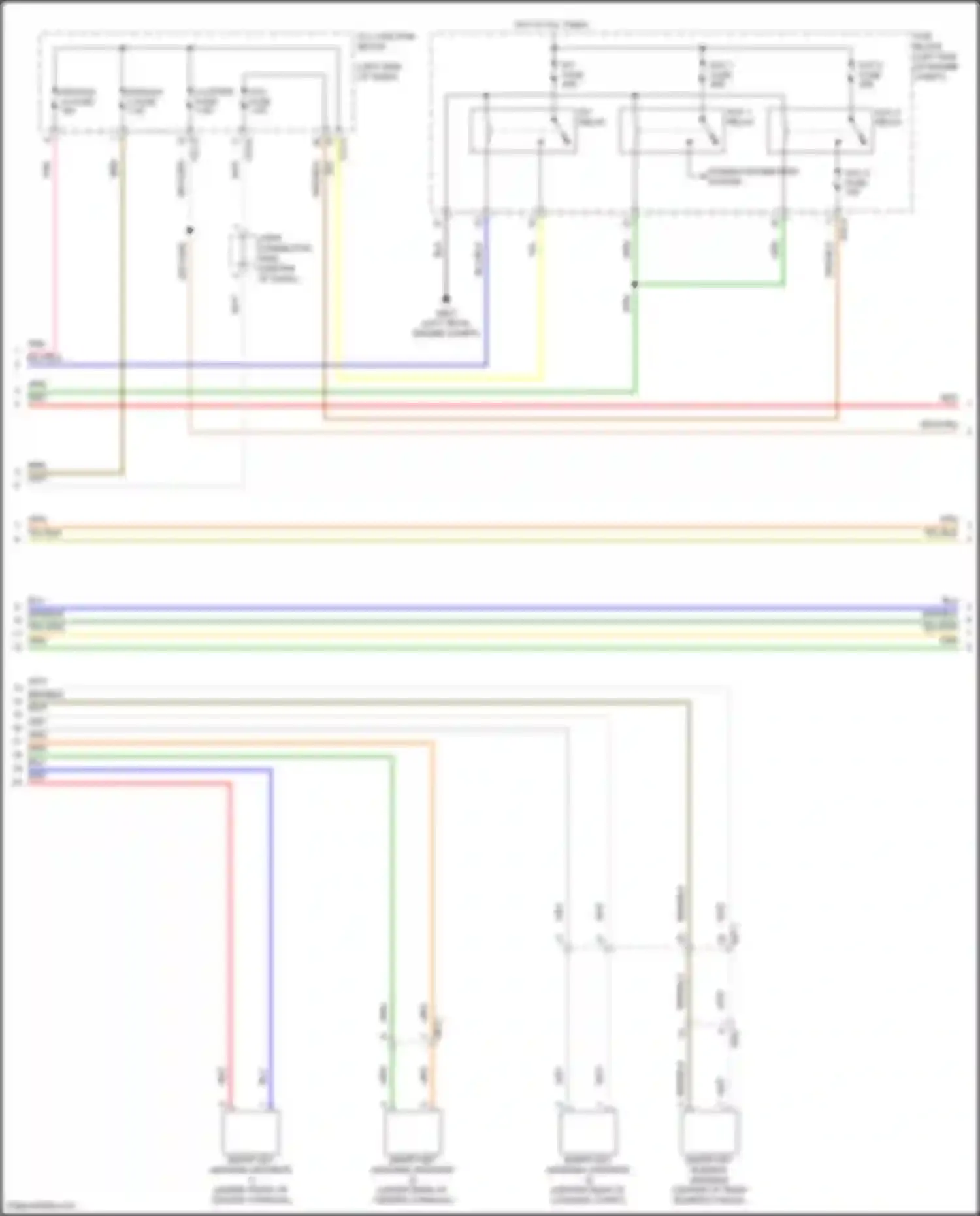 Wiring diagram cluster fuse for Kia Telluride I facelift (2022-2024) (8 of 29)