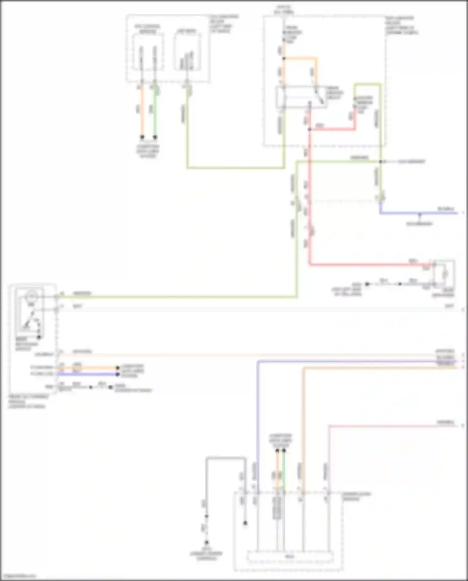 Wiring diagram computer data lines system for Kia Telluride I facelift (2022-2024) (17 of 95)