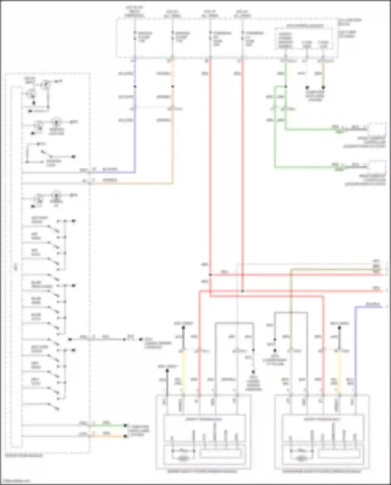 Wiring diagram computer data lines system for Kia Telluride I facelift (2022-2024) (89 of 95)