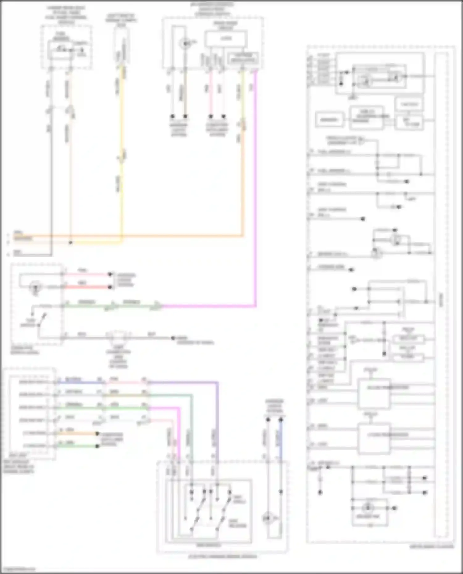 Wiring diagram d out for Kia Telluride I facelift (2022-2024) (3 of 3)