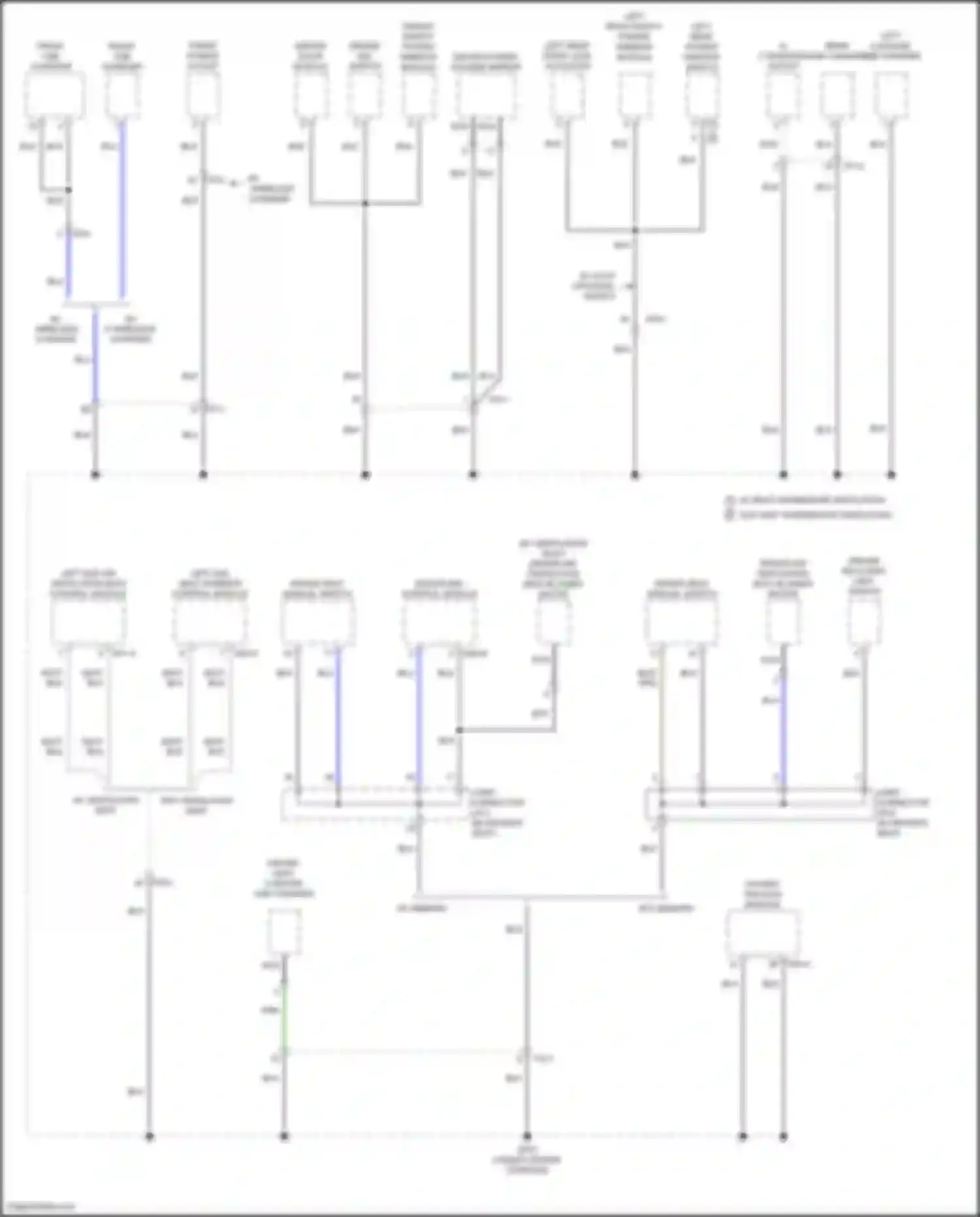 Wiring diagram driver ims control module for Kia Telluride I facelift (2022-2024) (2 of 5)