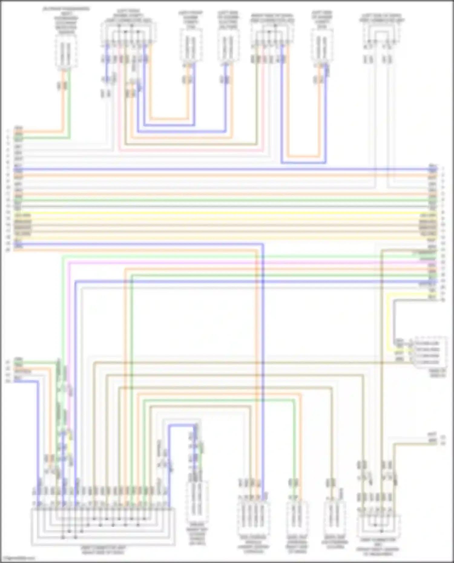 Wiring diagram driver smart key outside handle for Kia Telluride I facelift (2022-2024) (1 of 7)