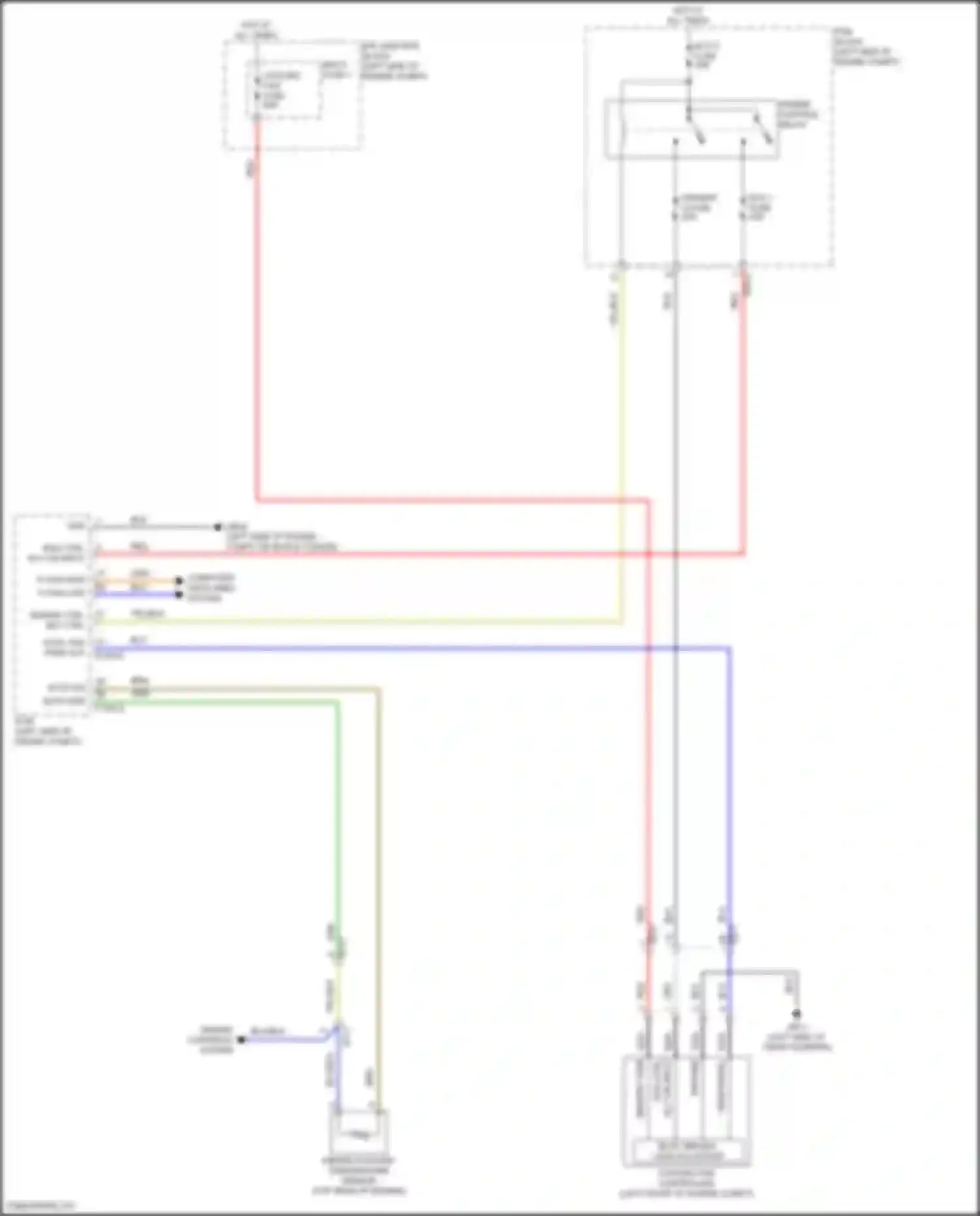 Wiring diagram ecu 5 fuse for Kia Telluride I facelift (2022-2024) (2 of 4)