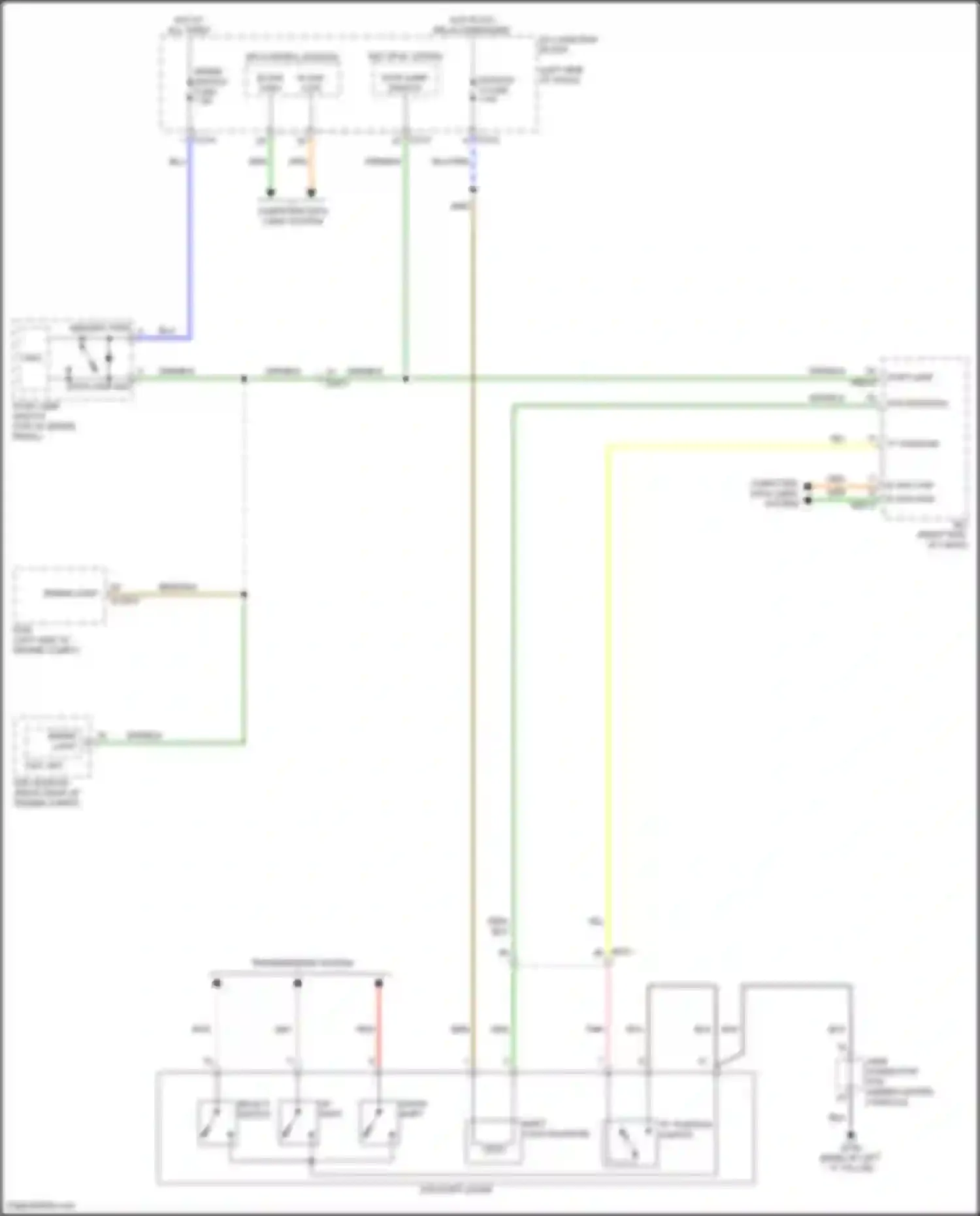 Wiring diagram esc unit for Kia Telluride I facelift (2022-2024) (3 of 4)
