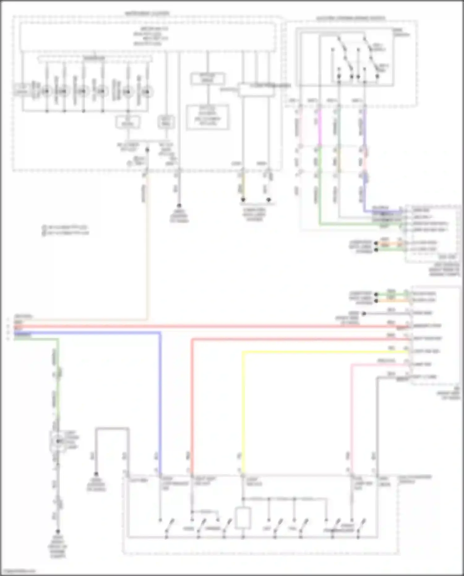 Wiring diagram hdlp high sw in for Kia Telluride I facelift (2022-2024) (3 of 3)