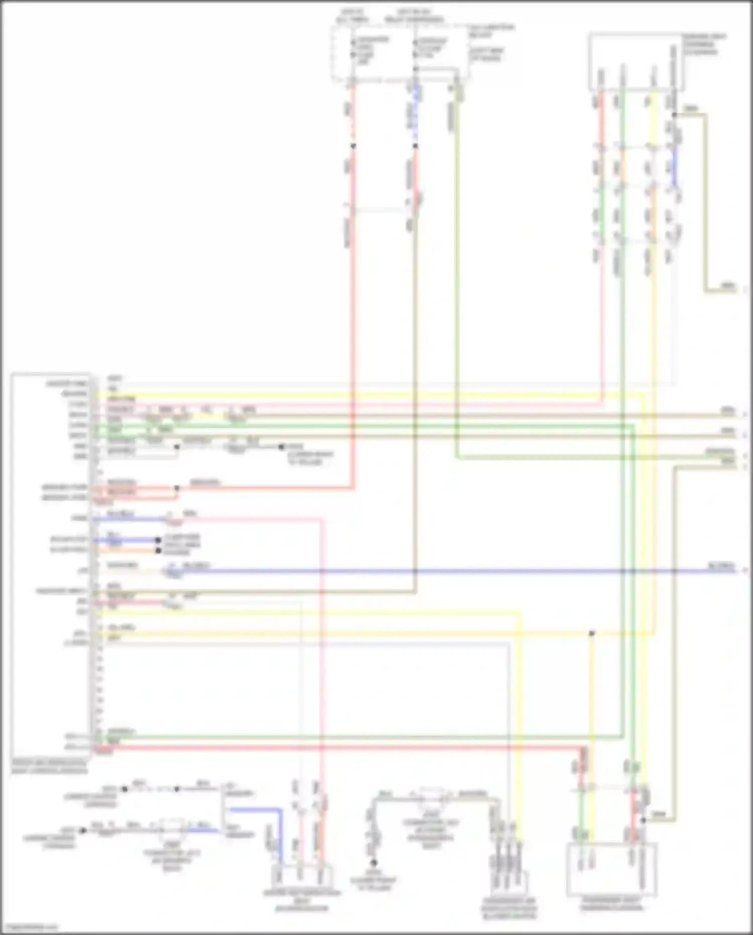 Wiring diagram heater gnd for Kia Telluride I facelift (2022-2024) (1 of 6)