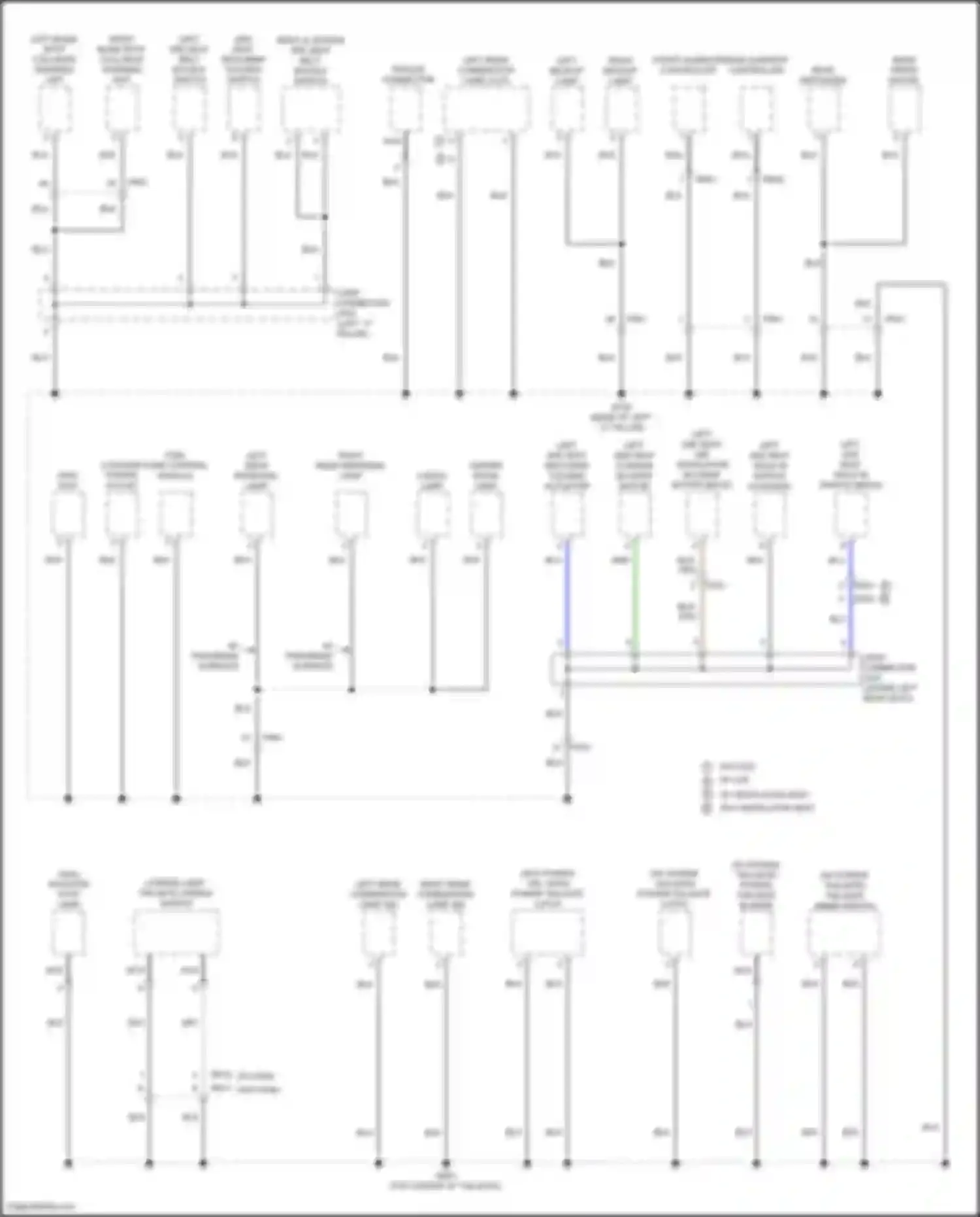 Wiring diagram high mounted stop lamp for Kia Telluride I facelift (2022-2024) (4 of 5)