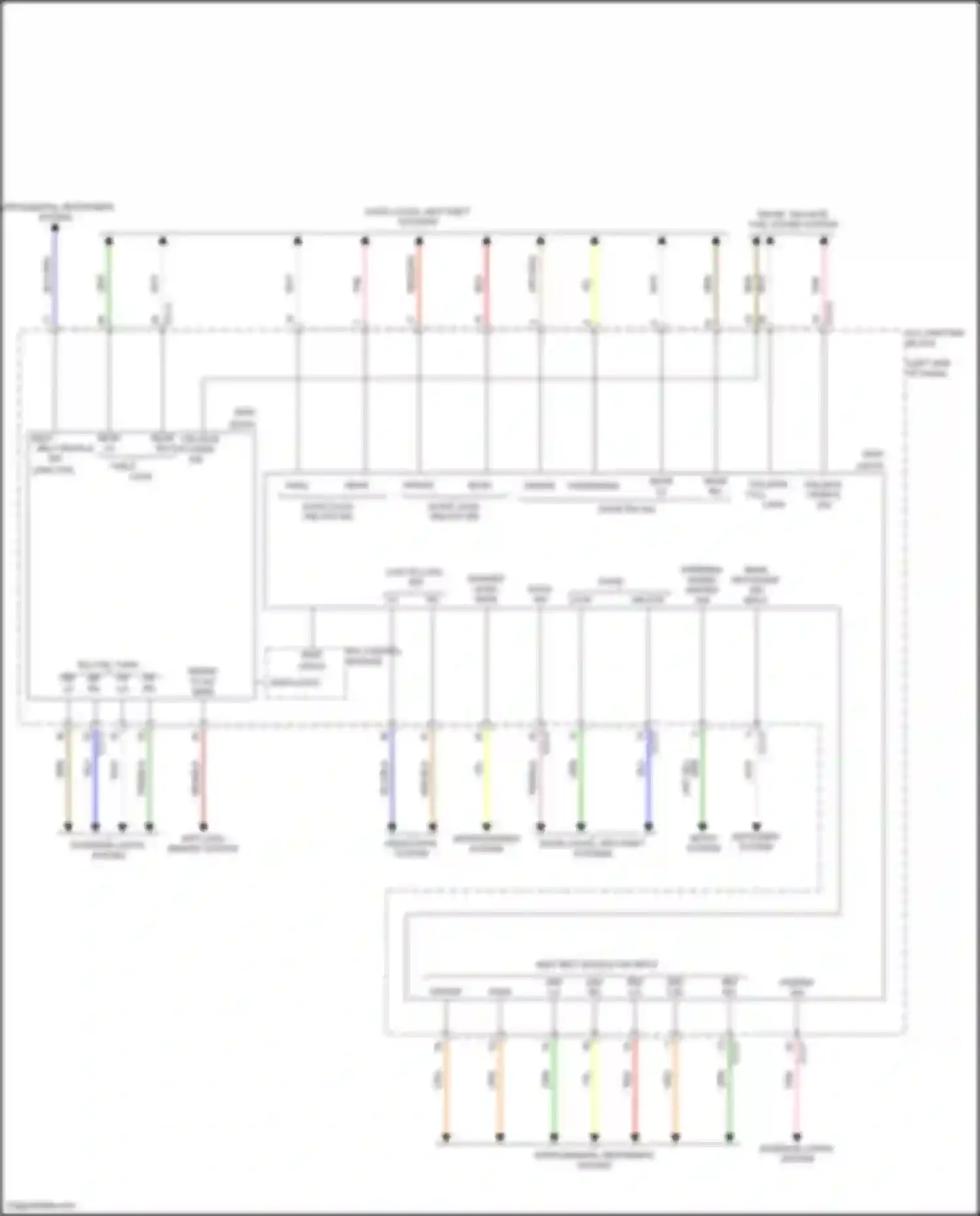 Wiring diagram icu-f for Kia Telluride I facelift (2022-2024) (9 of 33)