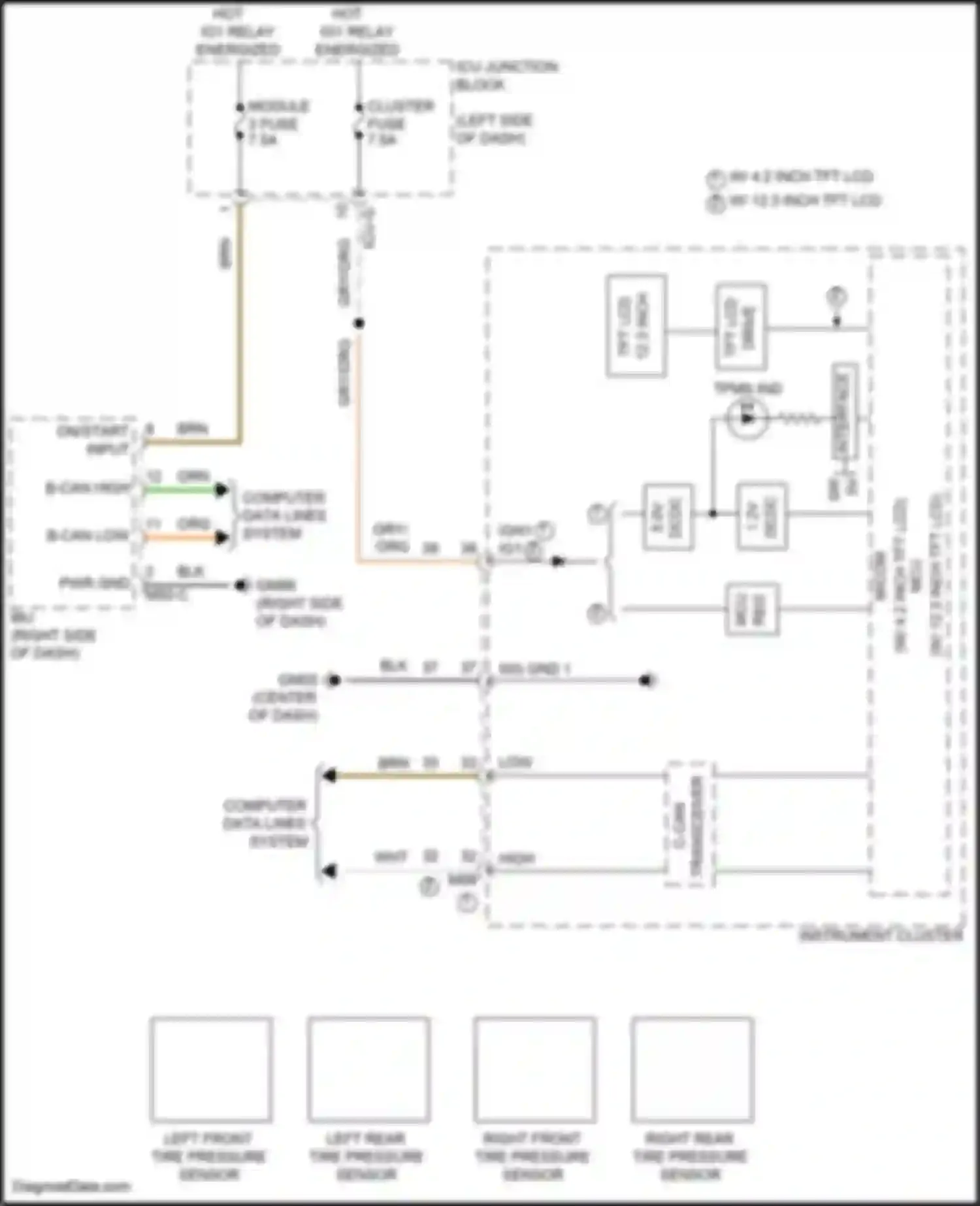 Wiring diagram icu junction block for Kia Telluride I facelift (2022-2024) (60 of 89)