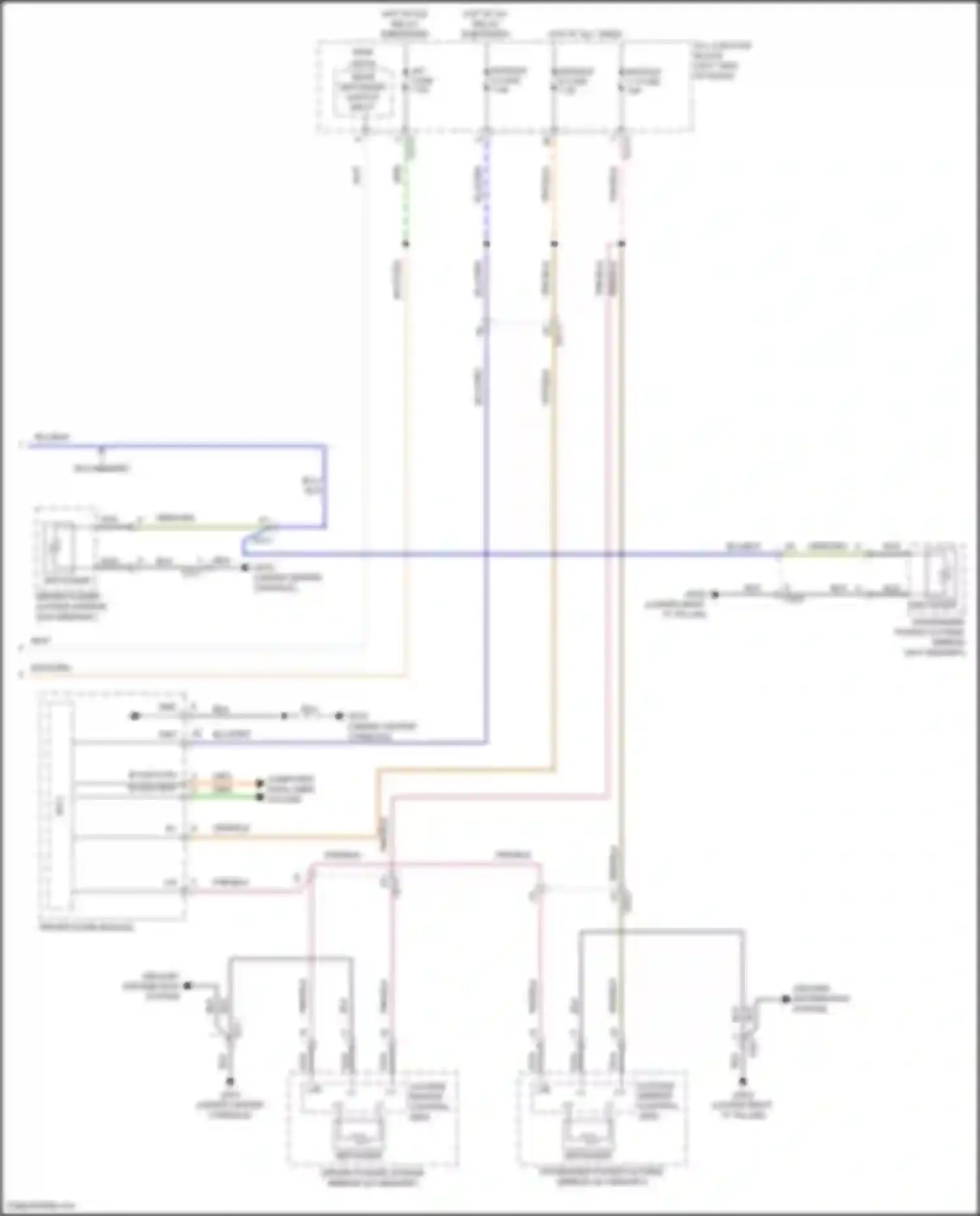 Wiring diagram icu junction block for Kia Telluride I facelift (2022-2024) (15 of 89)