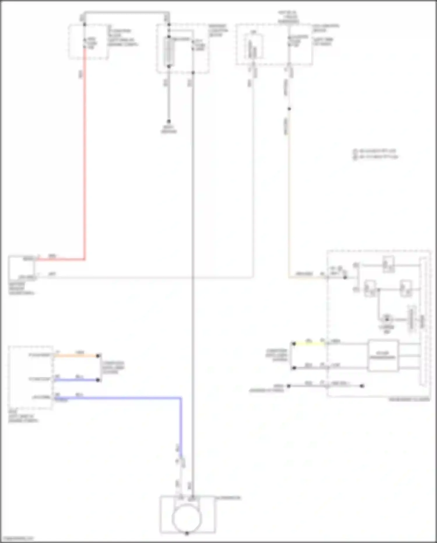 Wiring diagram icu junction block for Kia Telluride I facelift (2022-2024) (52 of 89)