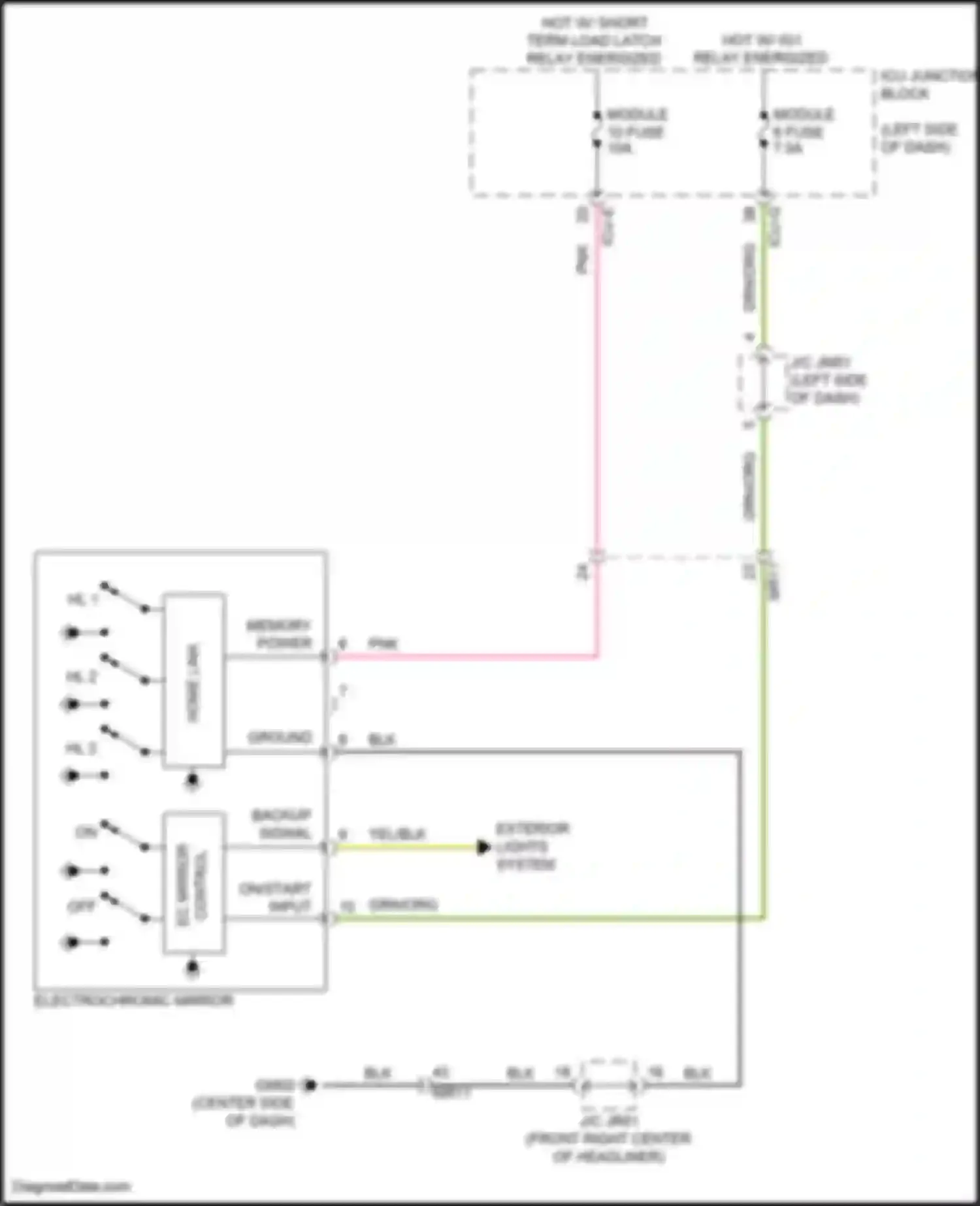Wiring diagram icu junction block for Kia Telluride I facelift (2022-2024) (41 of 89)