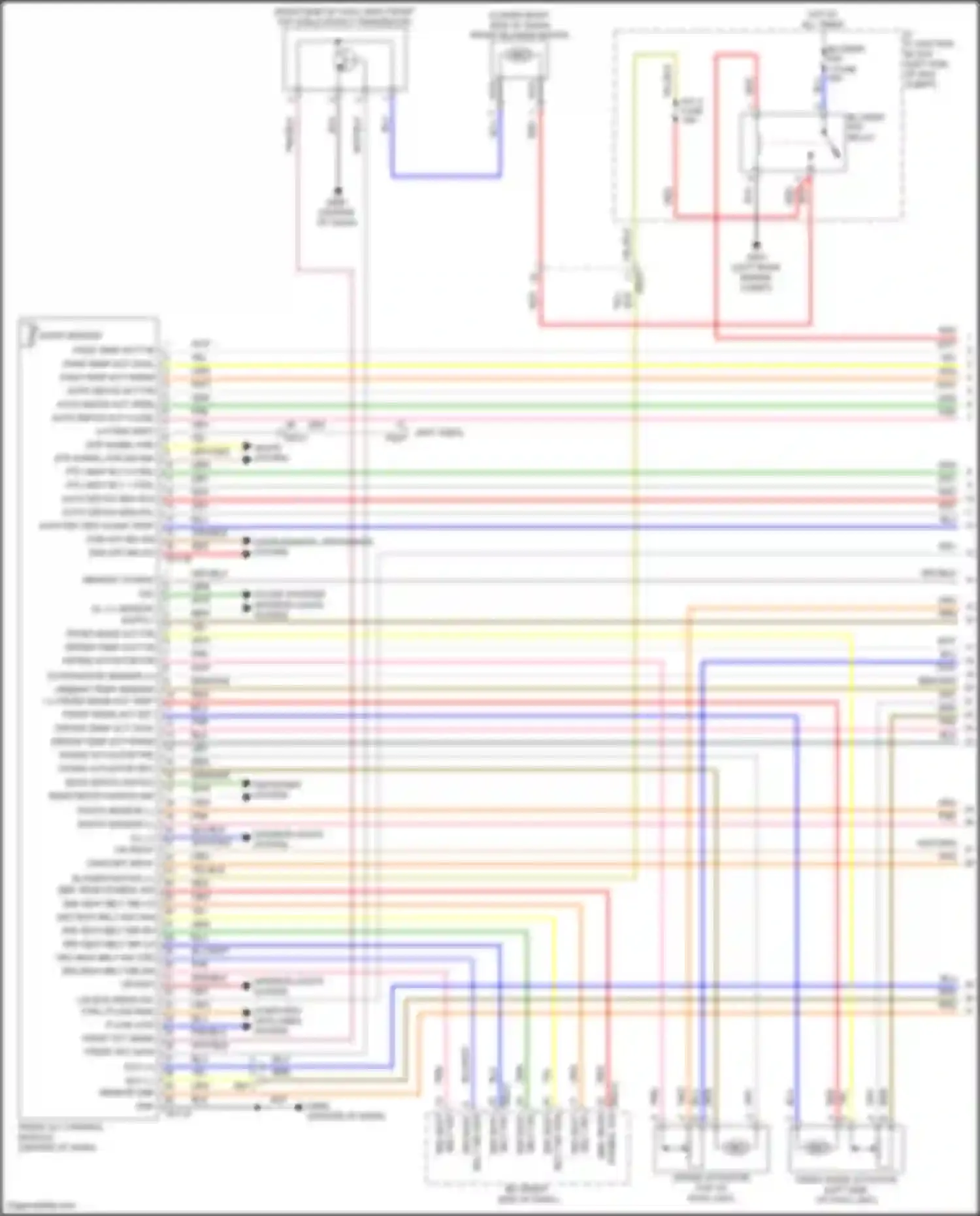 Wiring diagram intake actuator fre for Kia Telluride I facelift (2022-2024) (1 of 1)