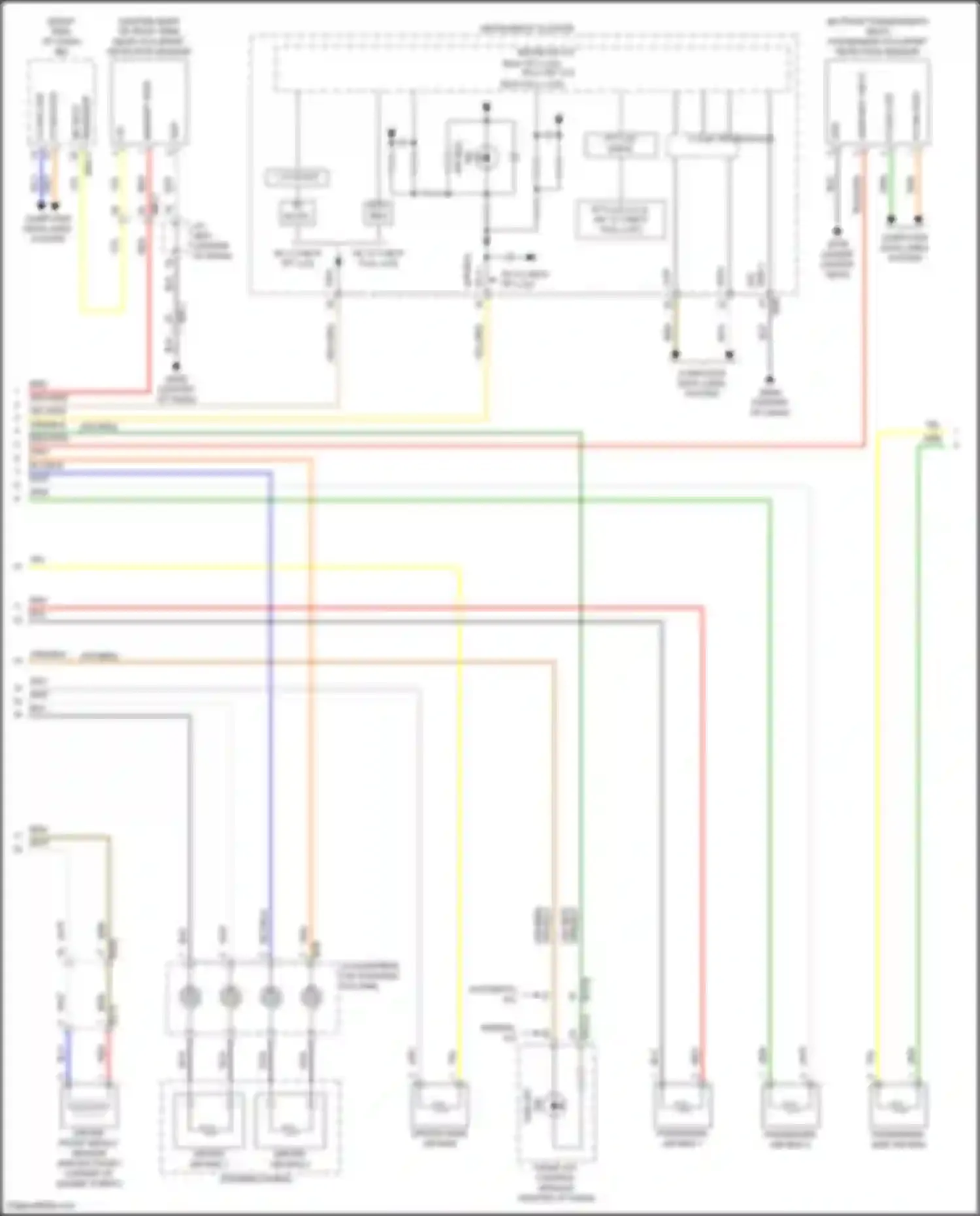 Wiring diagram manual a/c for Kia Telluride I facelift (2022-2024) (3 of 3)