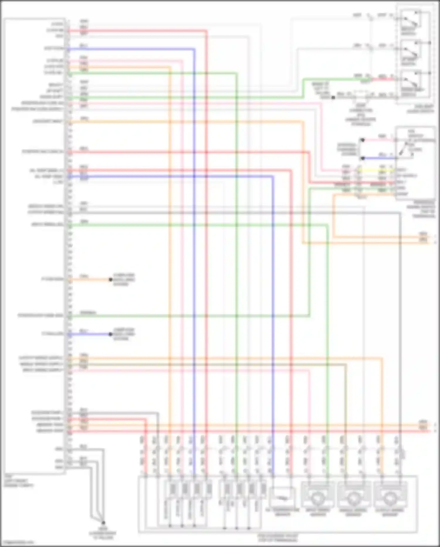 Wiring diagram middle speed sig for Kia Telluride I facelift (2022-2024) (1 of 1)