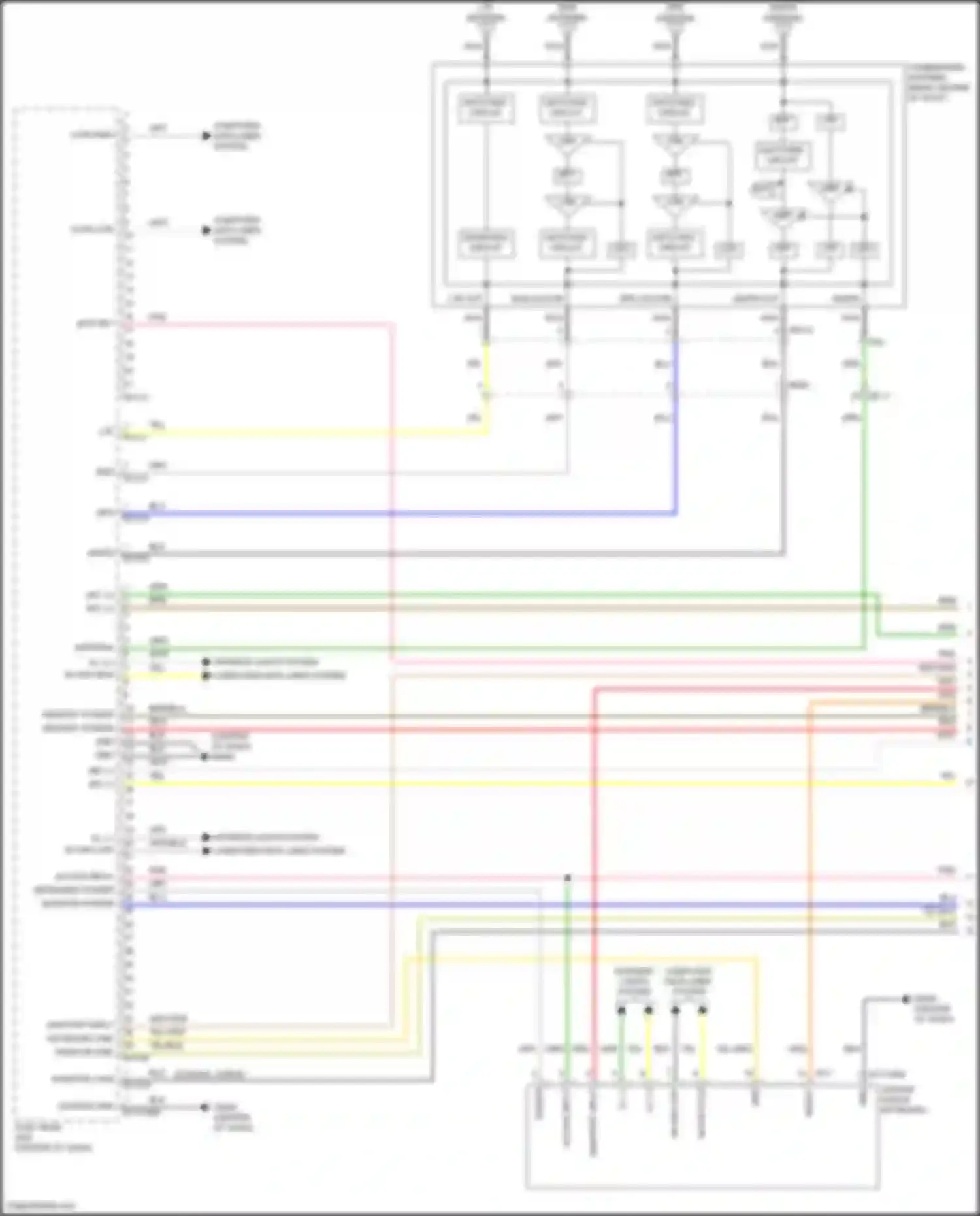 Wiring diagram mts key for Kia Telluride I facelift (2022-2024) (1 of 4)