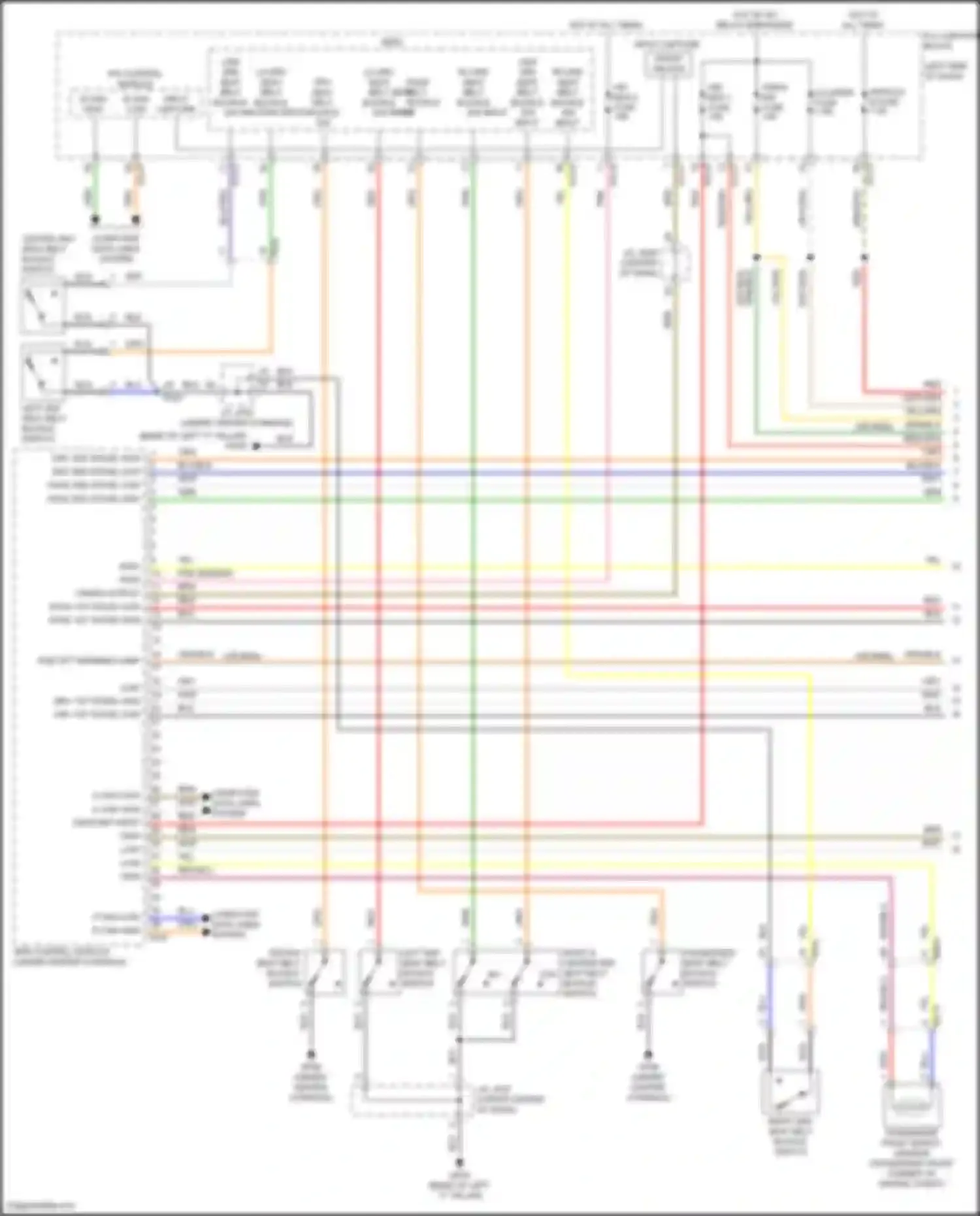 Wiring diagram rh ctr for Kia Telluride I facelift (2022-2024) (1 of 1)