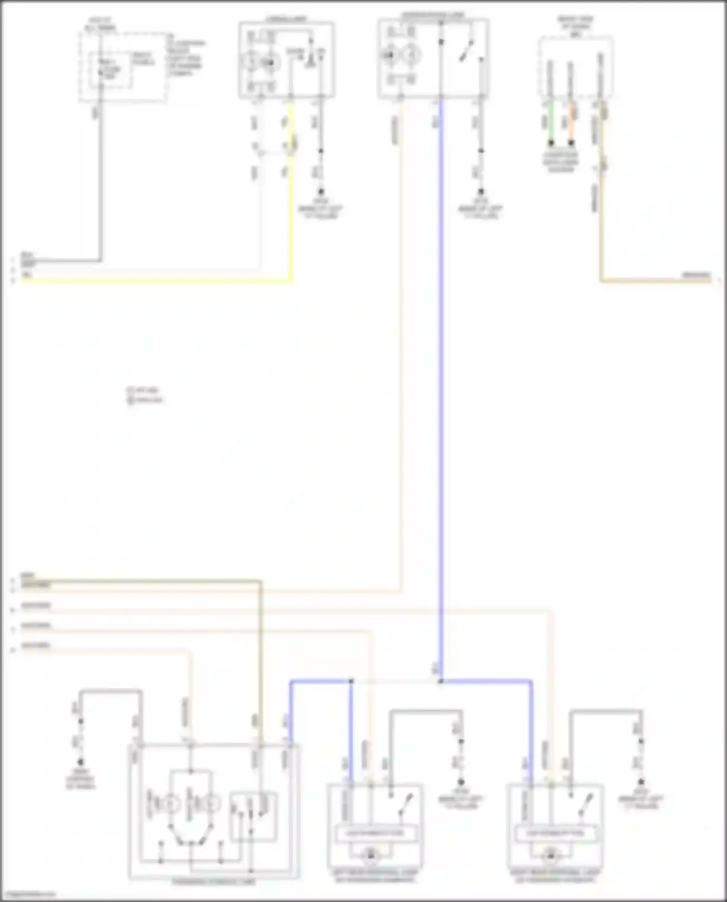 Wiring diagram right map for Kia Telluride I facelift (2022-2024) (1 of 1)