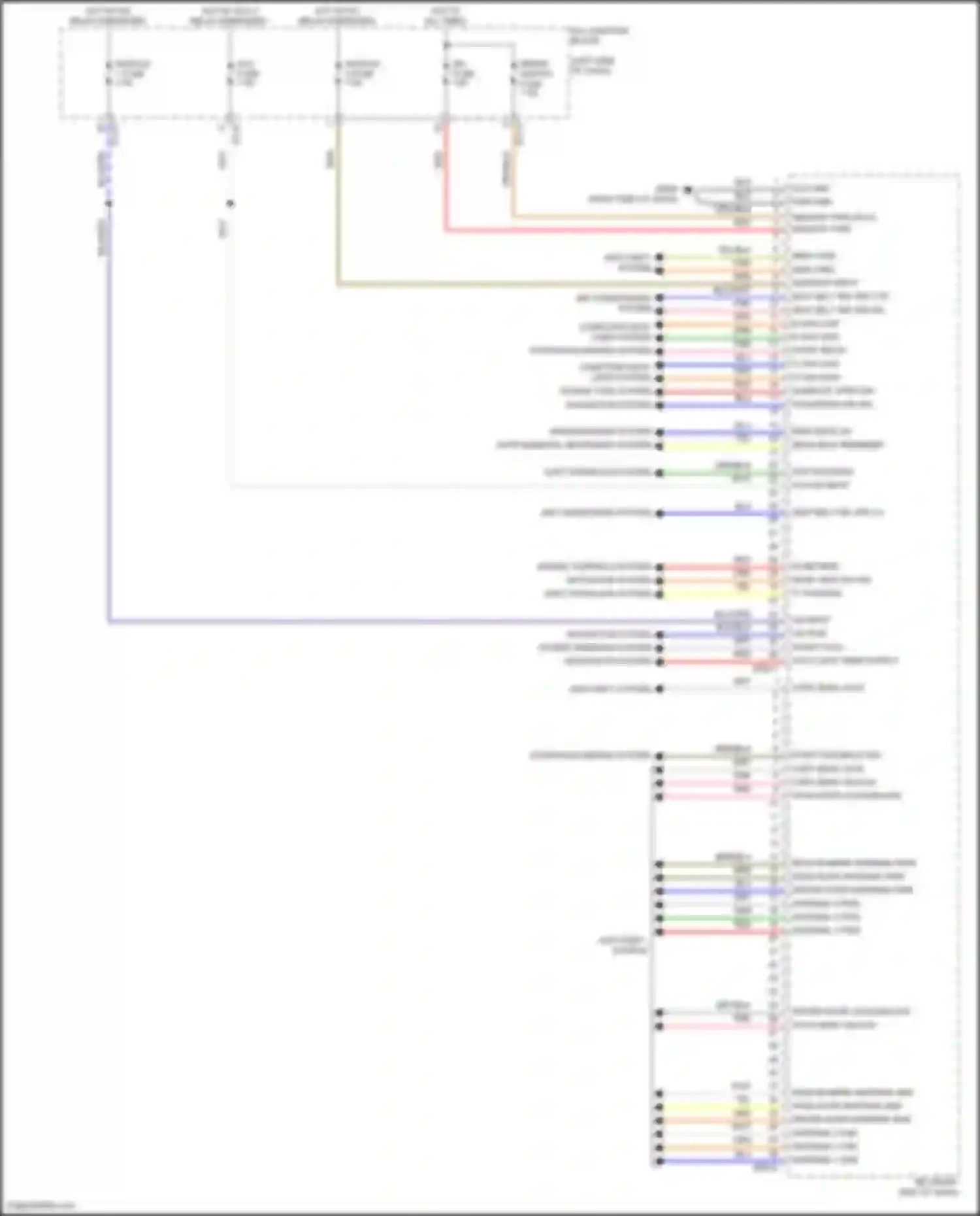 Wiring diagram start relay for Kia Telluride I facelift (2022-2024) (3 of 5)